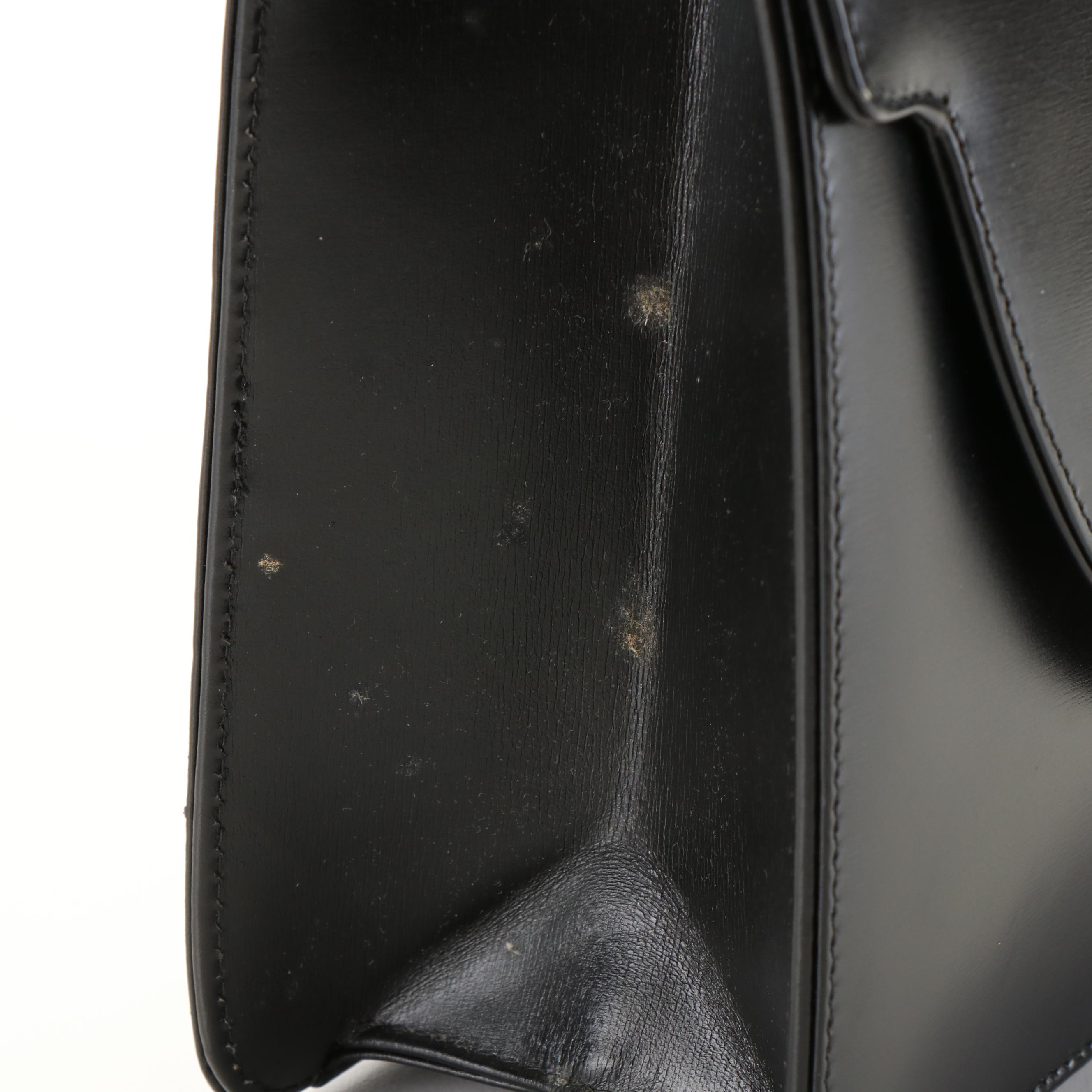 Christian Dior Clutch Bag in Black Leather