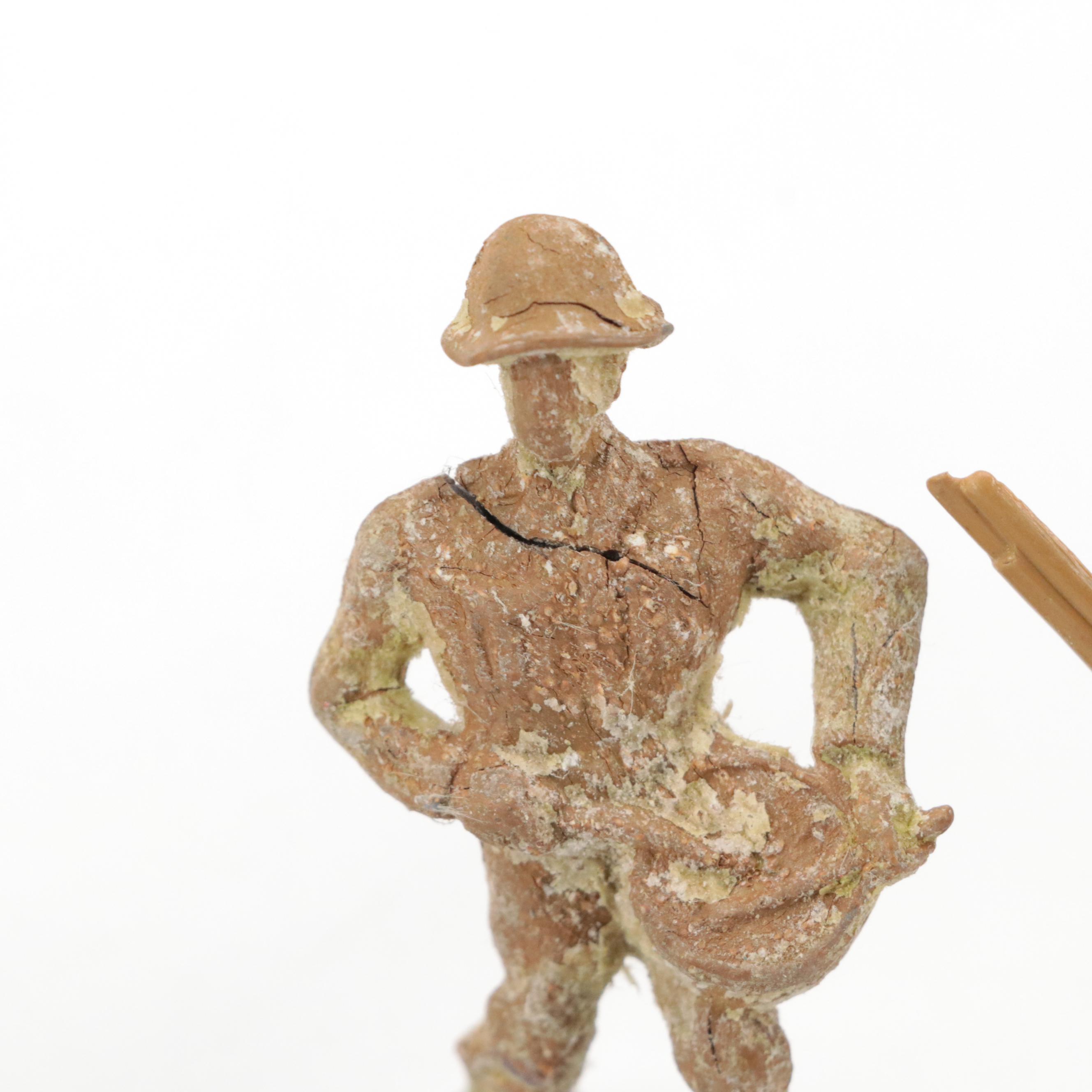 Barclay and Other Lead Toy Soldiers with Bergen and Other Plastic Toy Soldiers