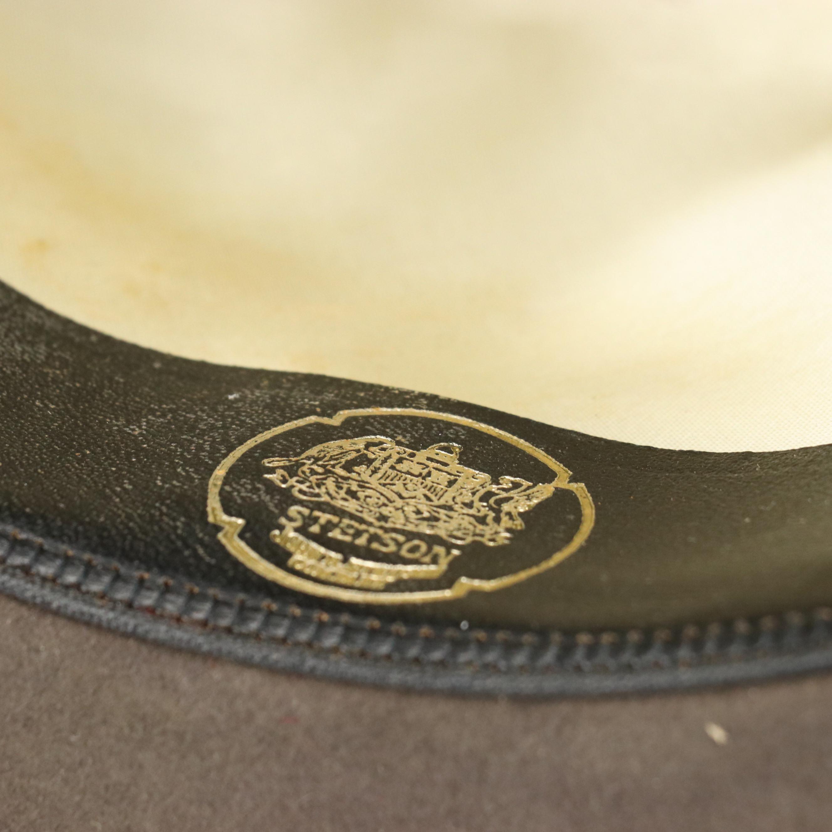 Stetson Fur Felt Fedora with Box, Mid-20th Century