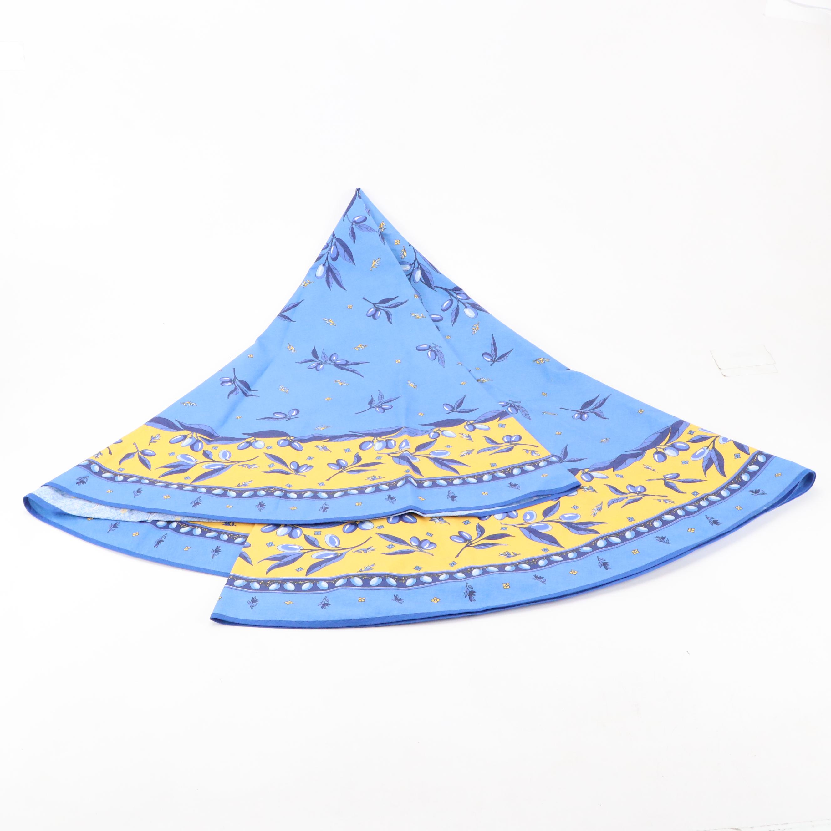 Michel Design Works "Indigo Cotton" Melamine Tray with More