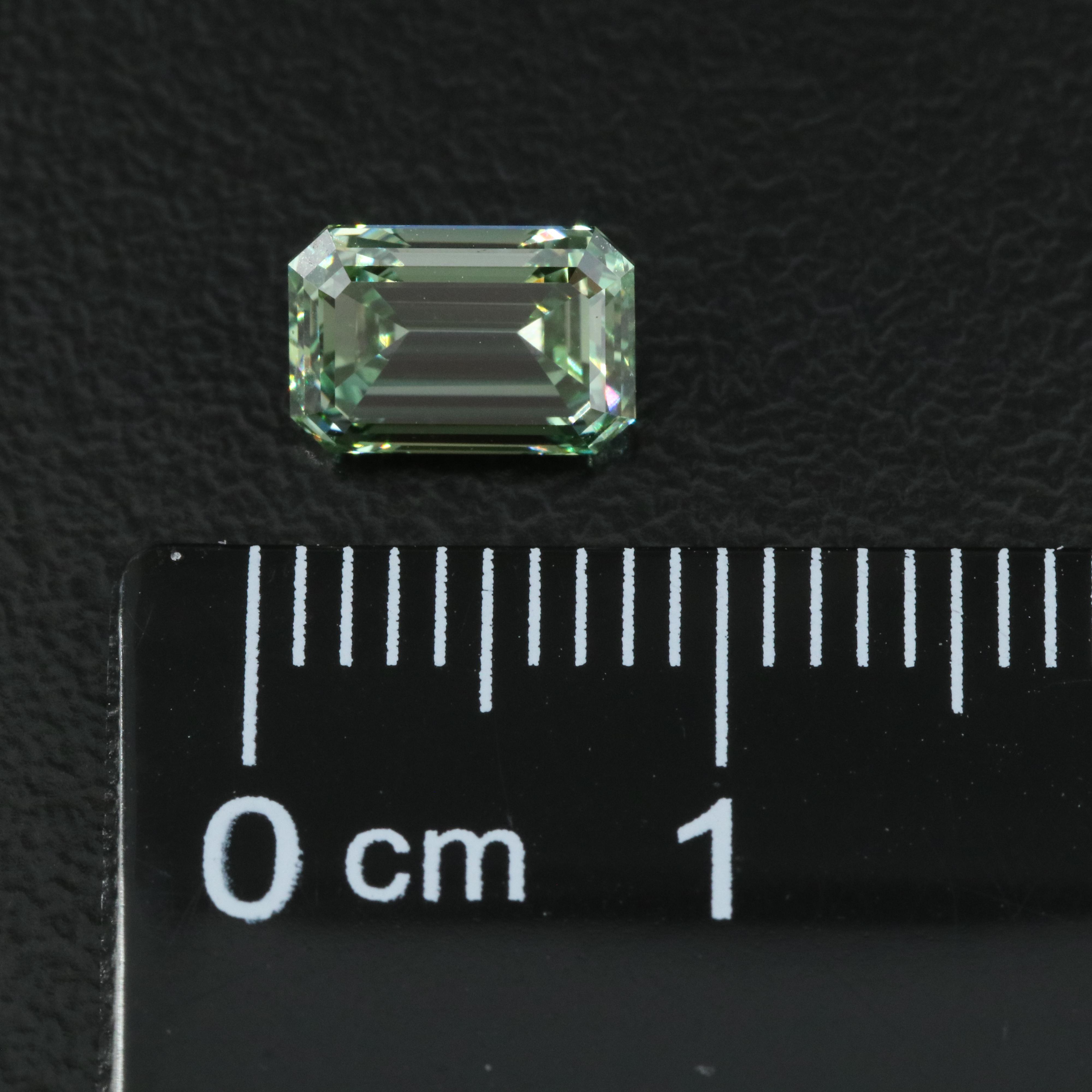 Loose 1.30 CT Lab Grown Fancy Green Diamond