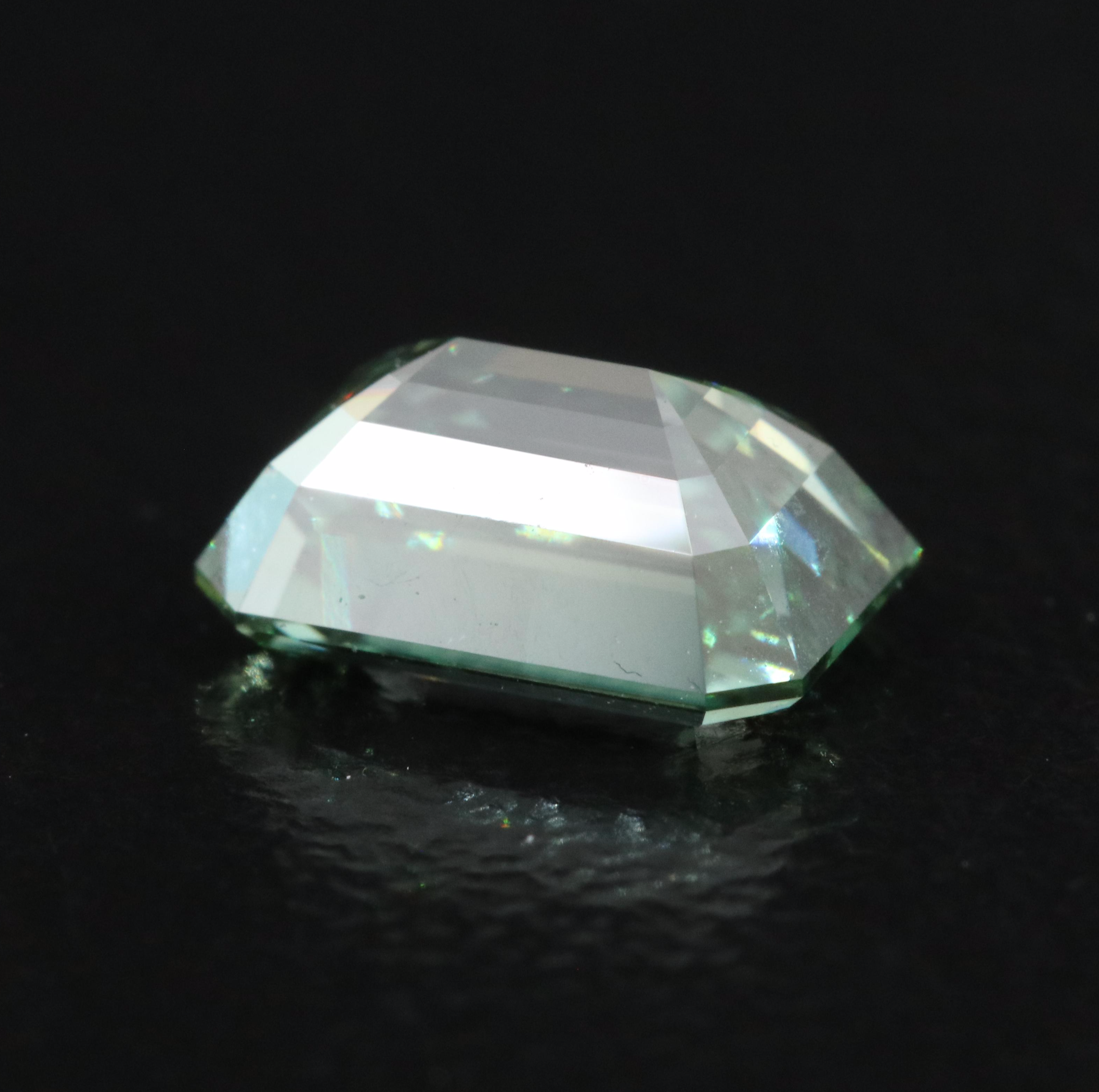 Loose 1.30 CT Lab Grown Fancy Green Diamond