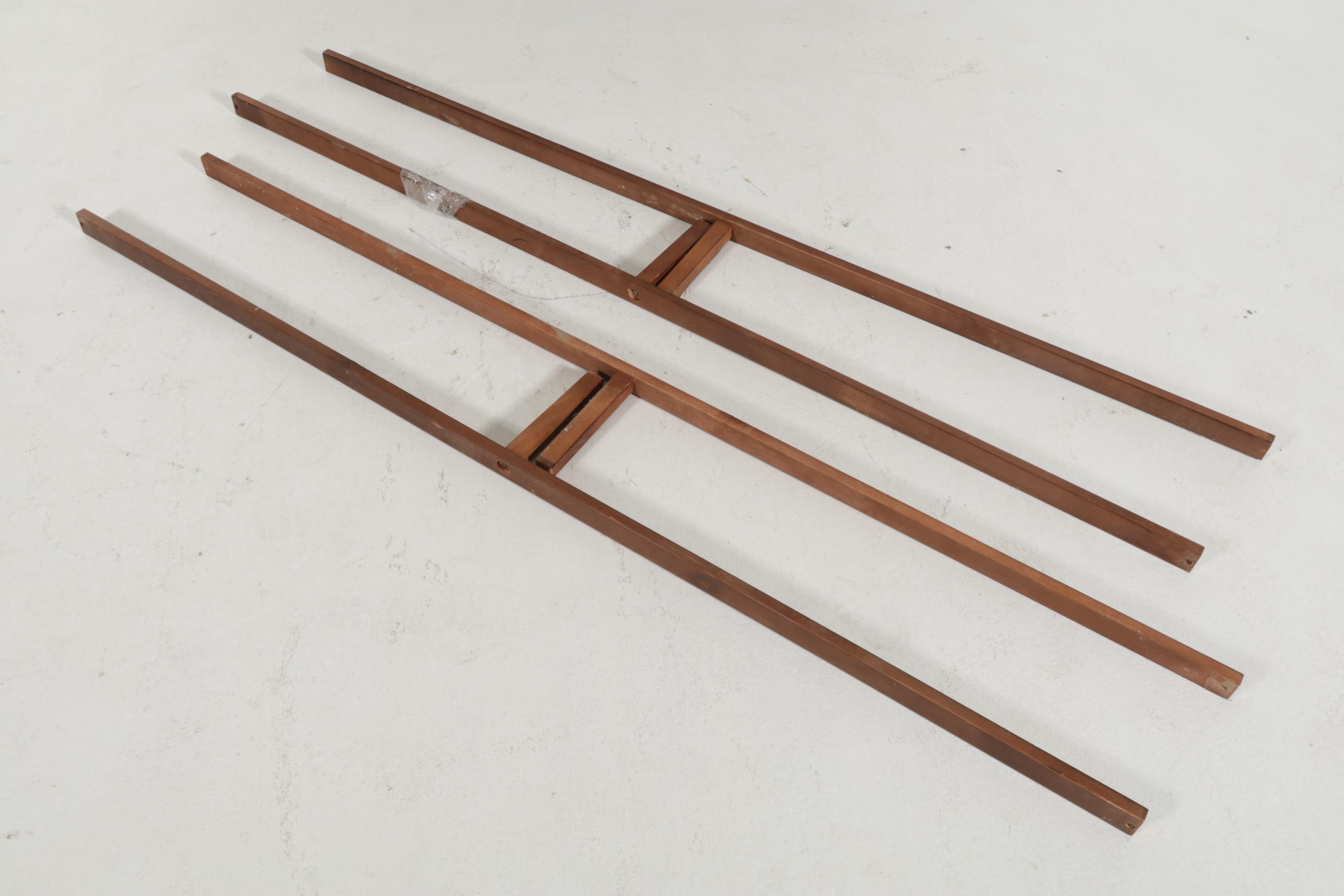 Starwood Cherry and Pierced Iron King Size Bed Frame