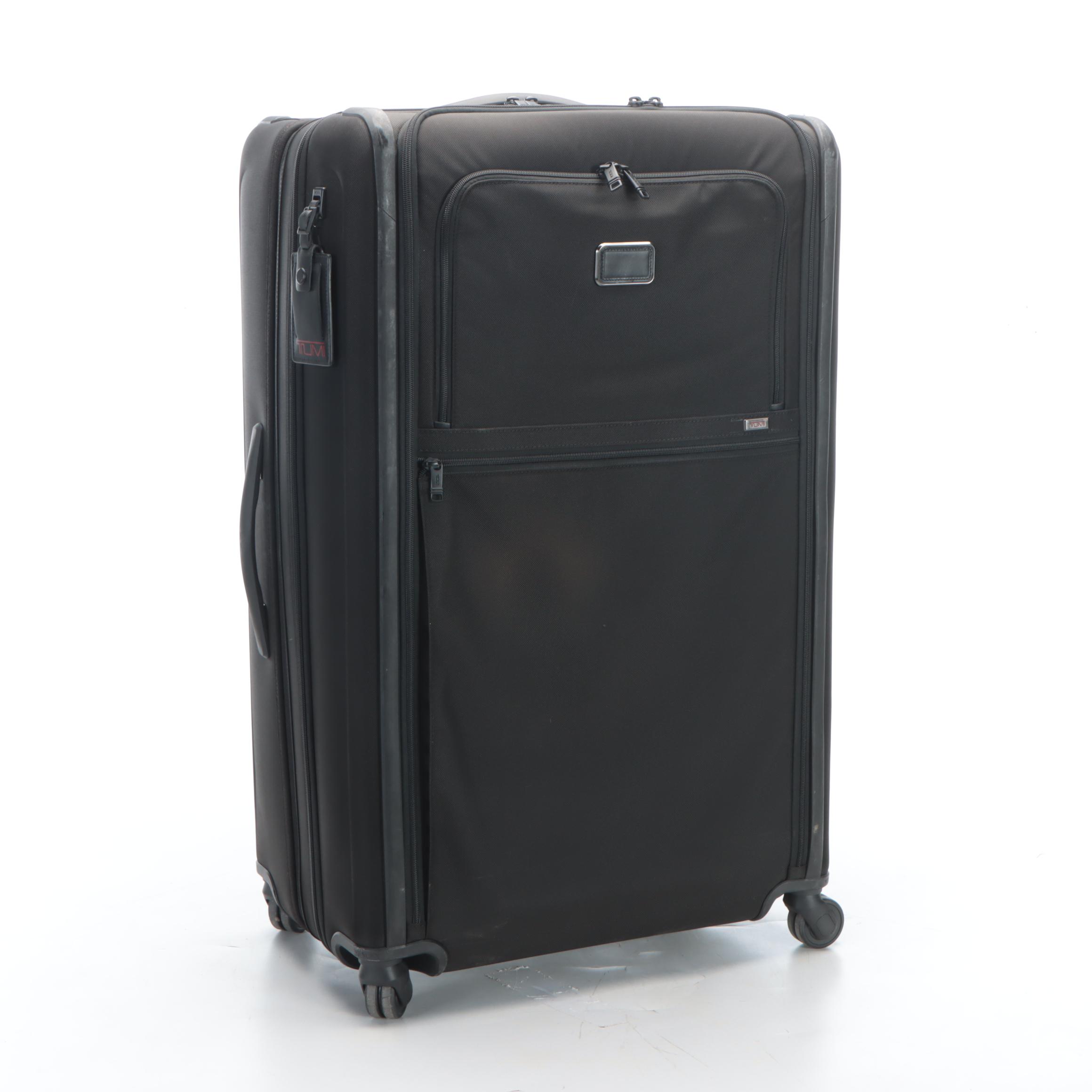 Tumi Black Alpha 3 Medium Trip Expandable 4-Wheel Packing Case