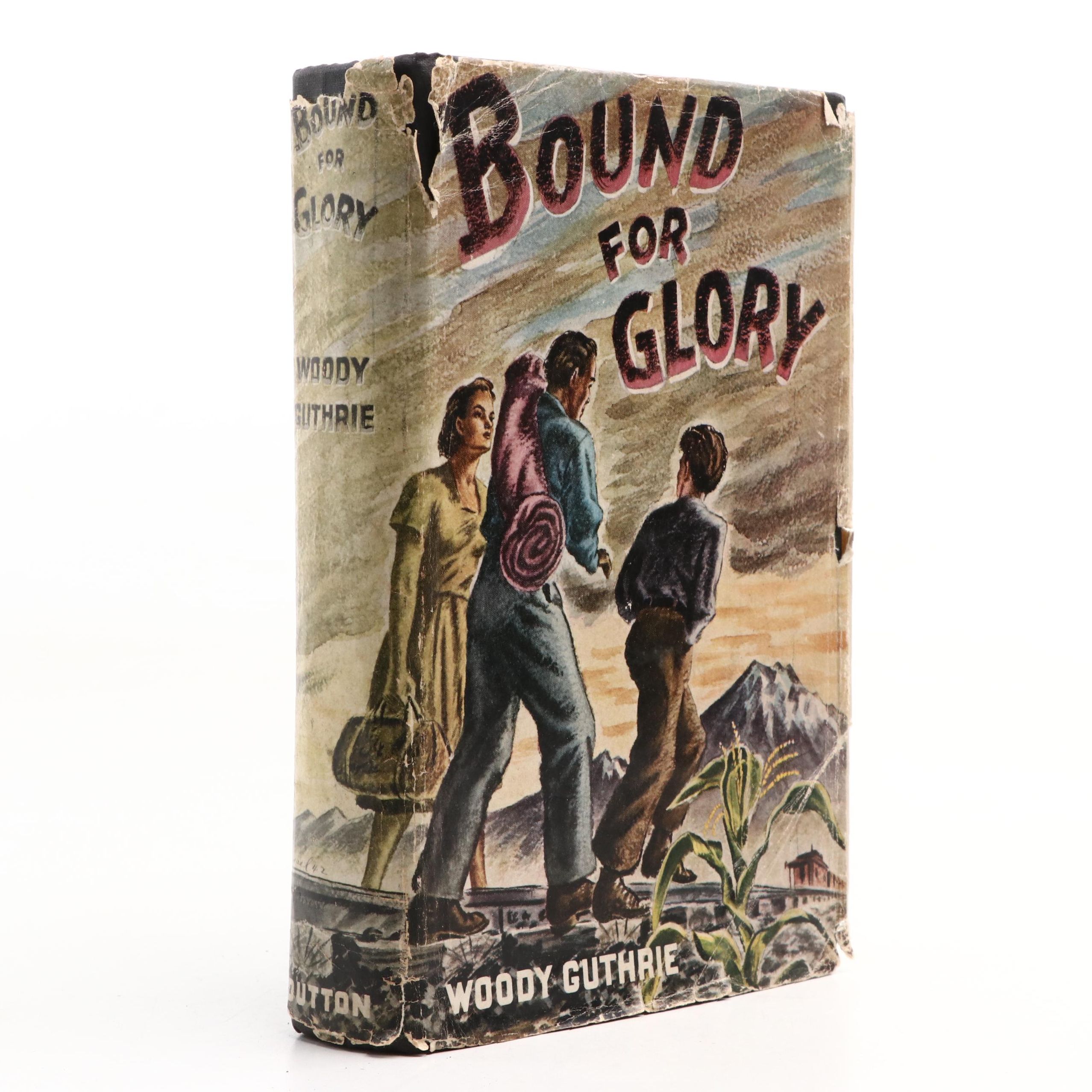 First Edition "Bound for Glory" by Woody Guthrie, 1943