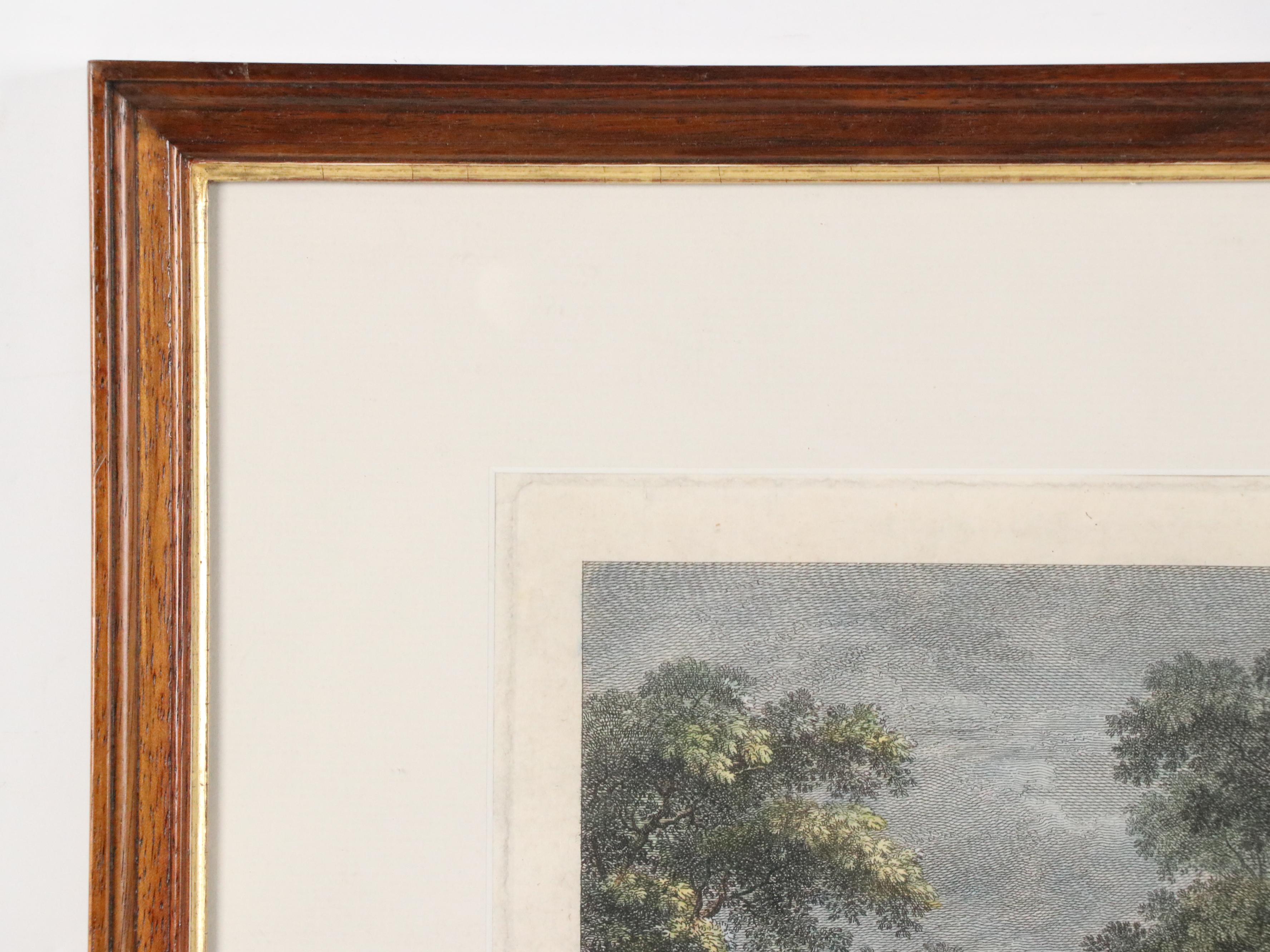 William Woollett Engraving "A View of Foots Cray Place in Kent"