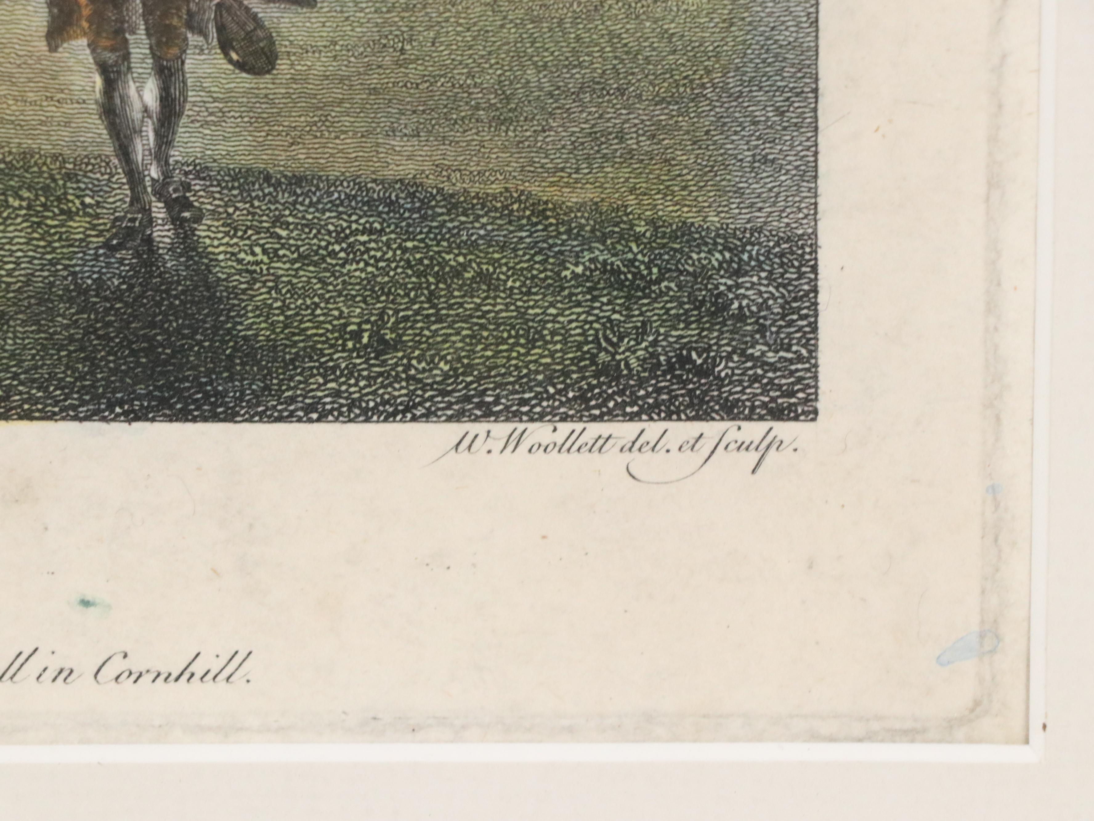 William Woollett Engraving "A View of Foots Cray Place in Kent"