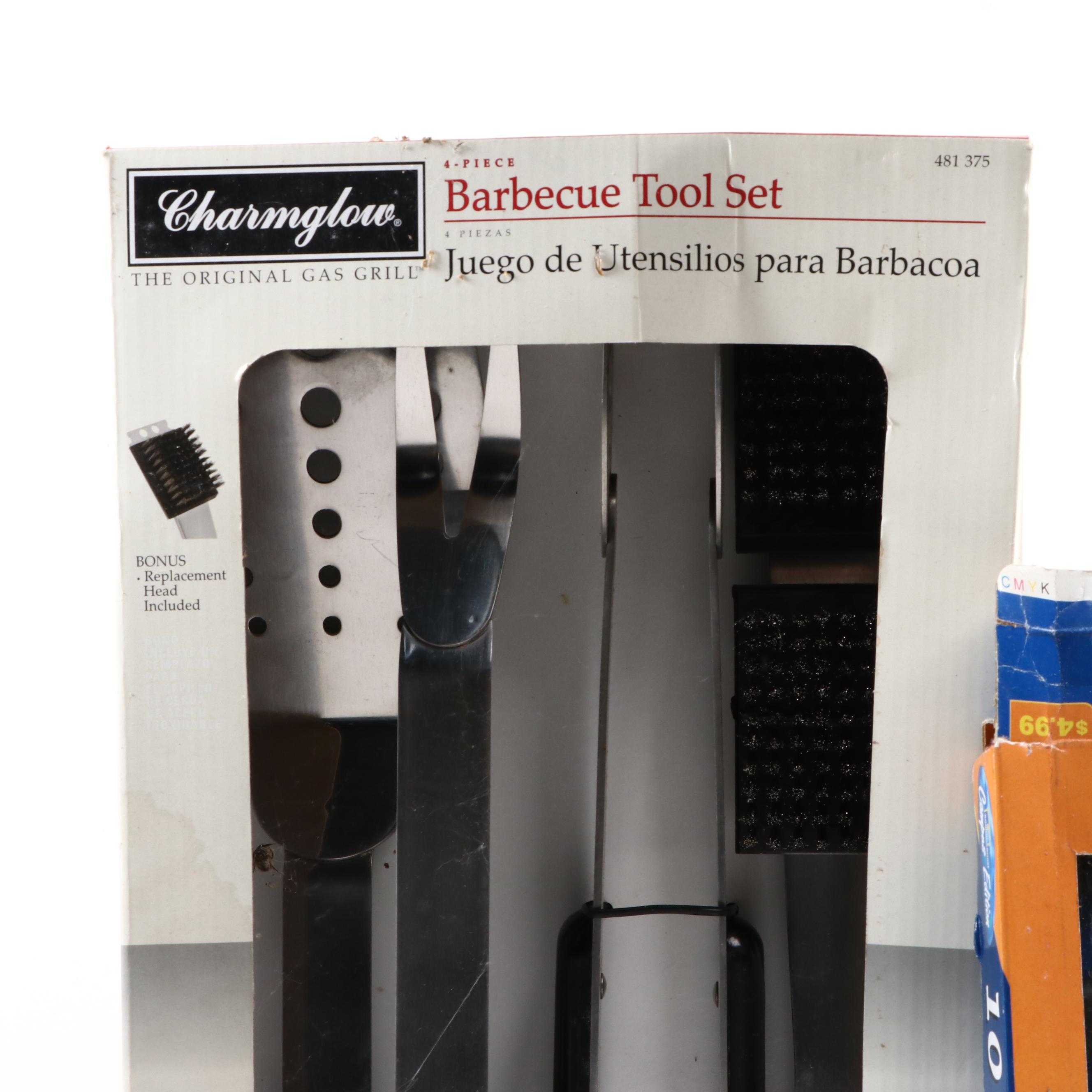Presto "EverSharp" Knife Sharpener with Other Knives and Barbecue Set