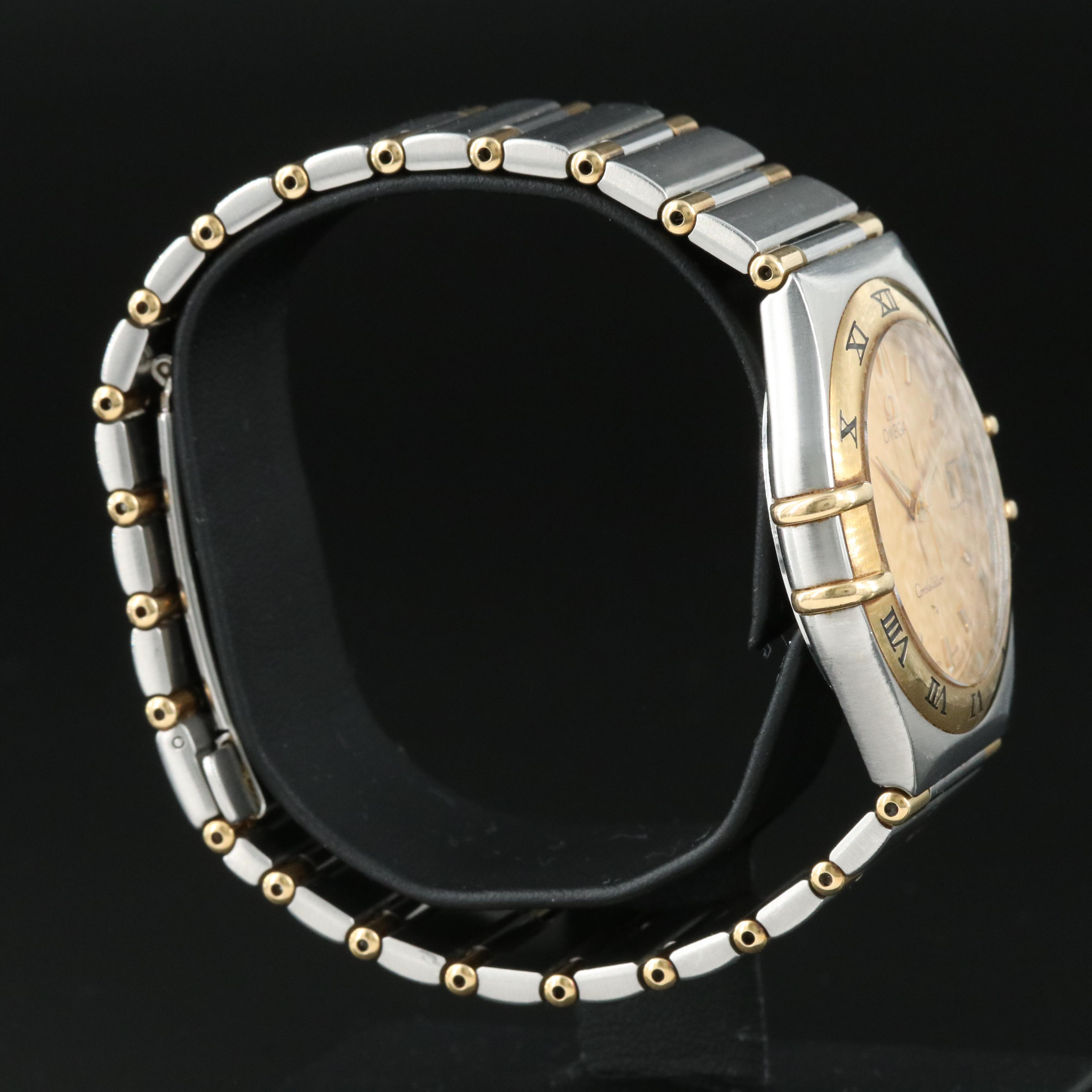 1998 Omega Constellation 18K Gold and Steel Watch