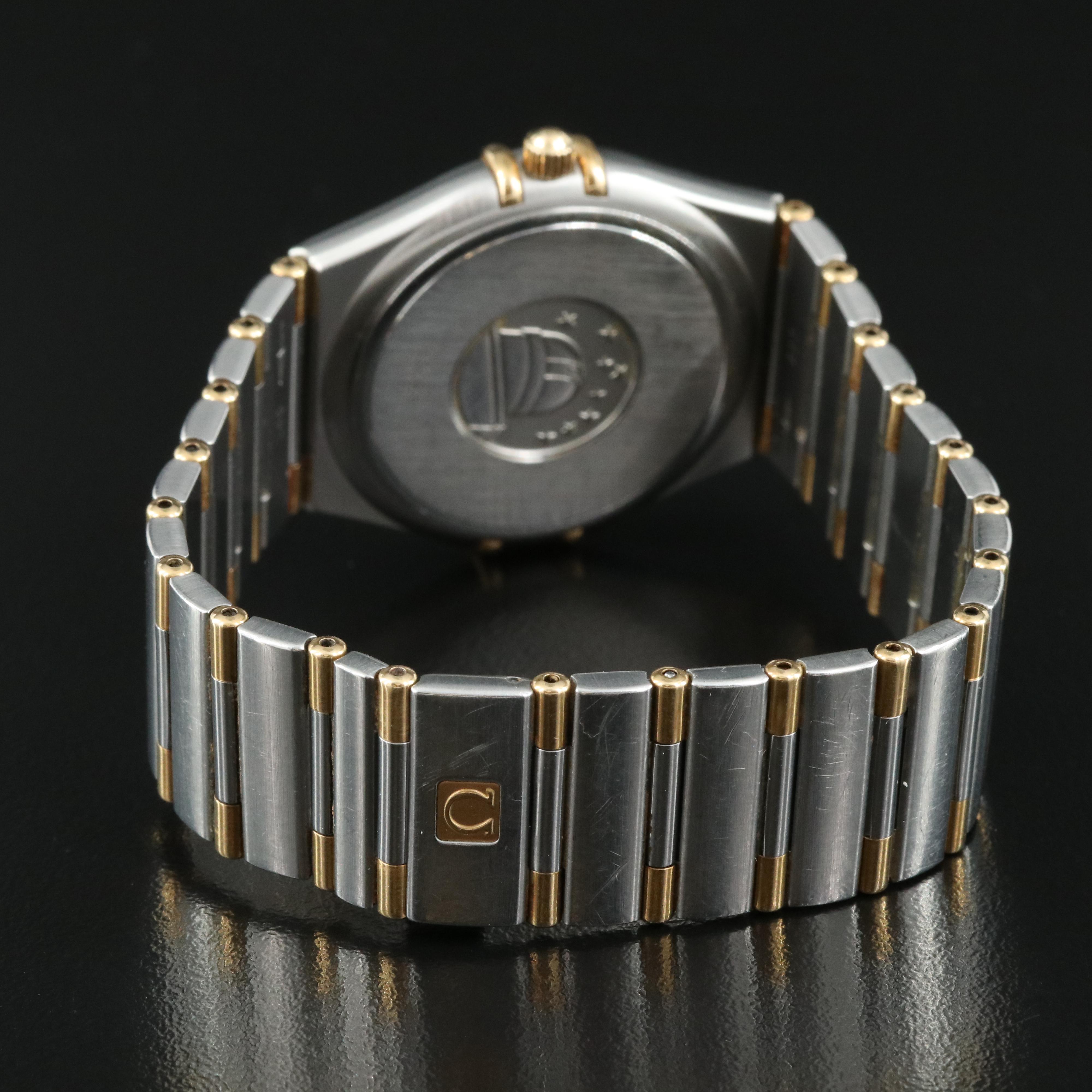 1998 Omega Constellation 18K Gold and Steel Watch