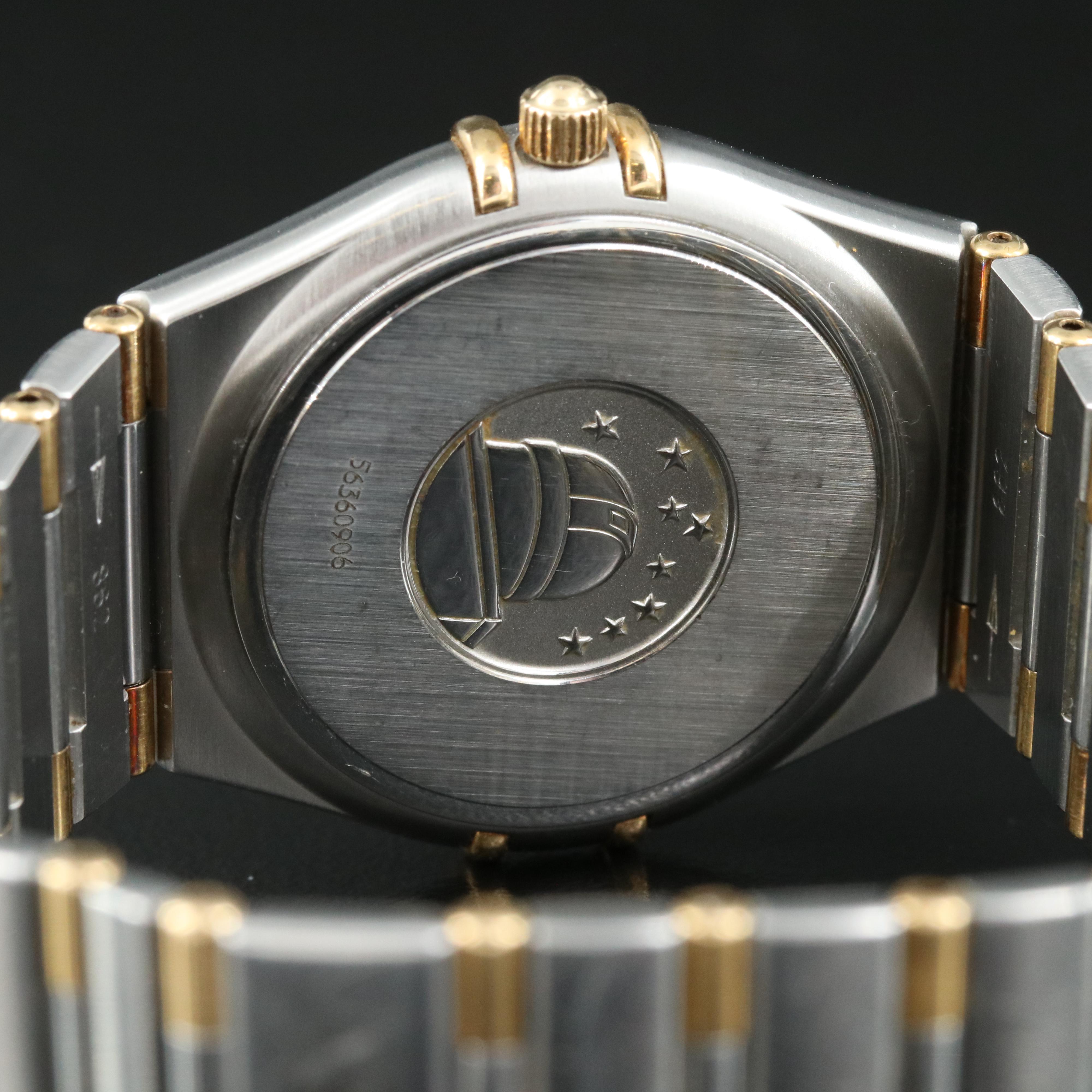 1998 Omega Constellation 18K Gold and Steel Watch