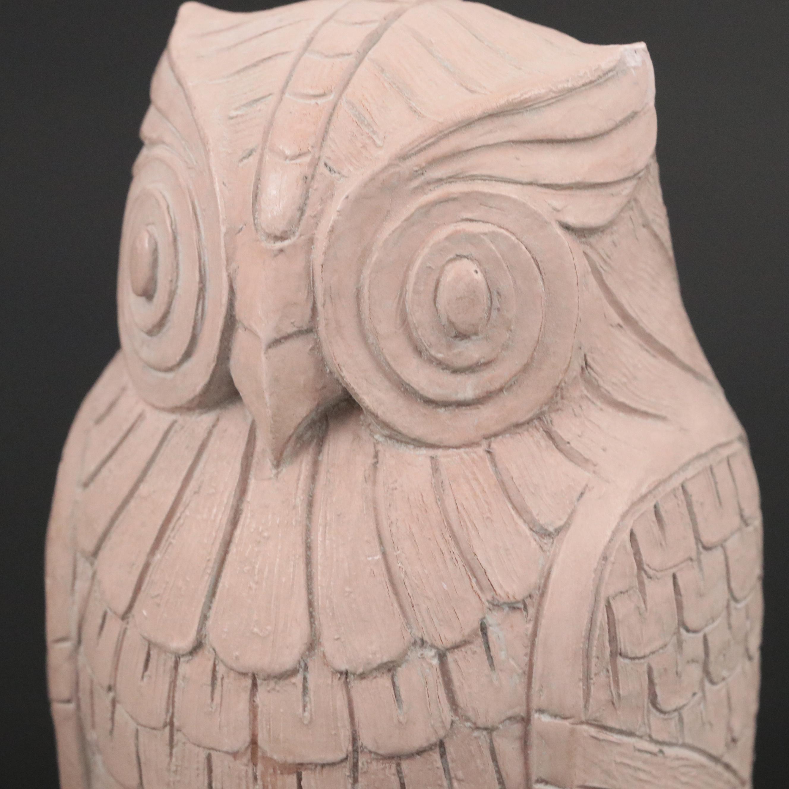 Art Deco Library of Congress Cast Owl Bookends