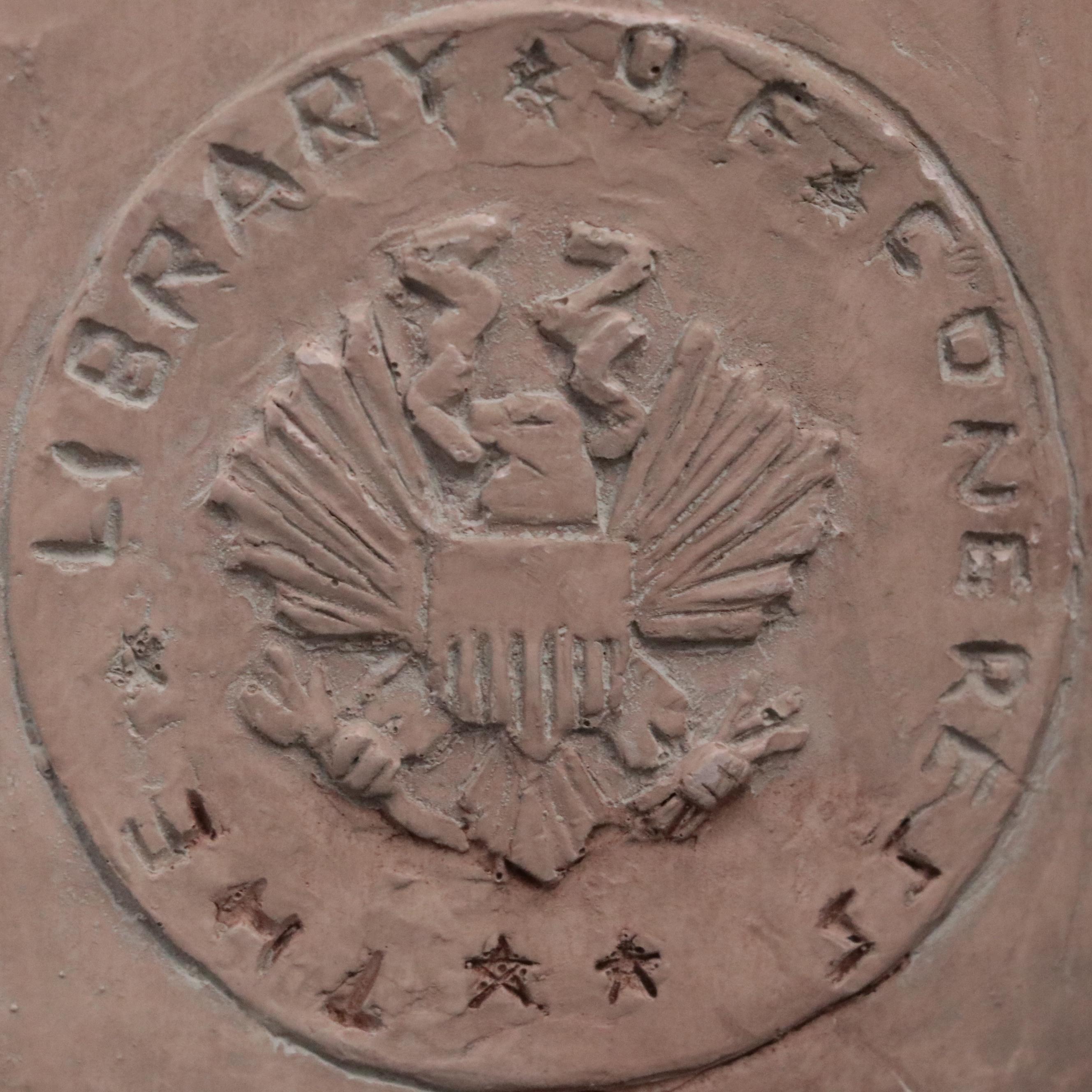 Art Deco Library of Congress Cast Owl Bookends