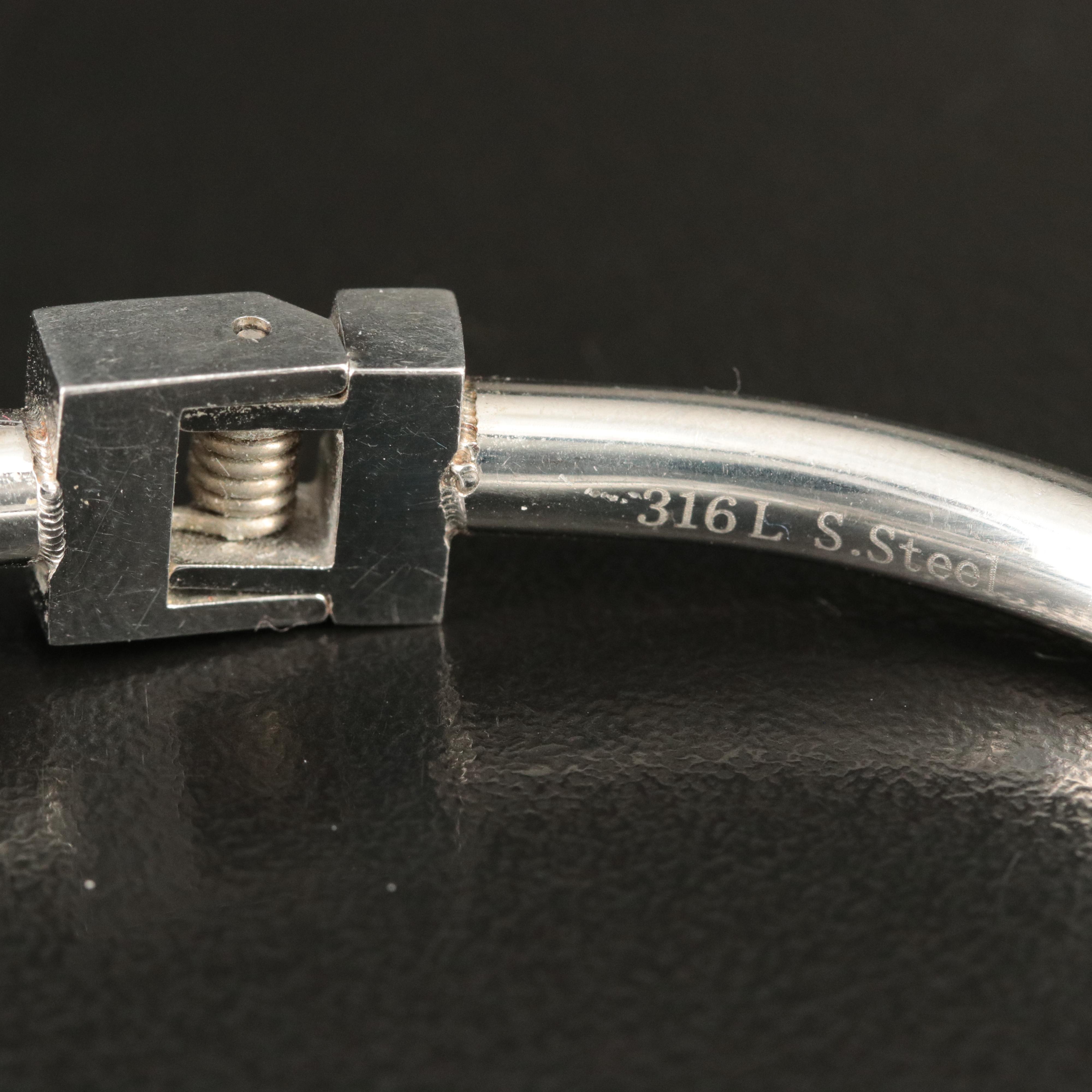 Sterling Rings and Stainless Steel Bracelet Including Rhinestone and CZ