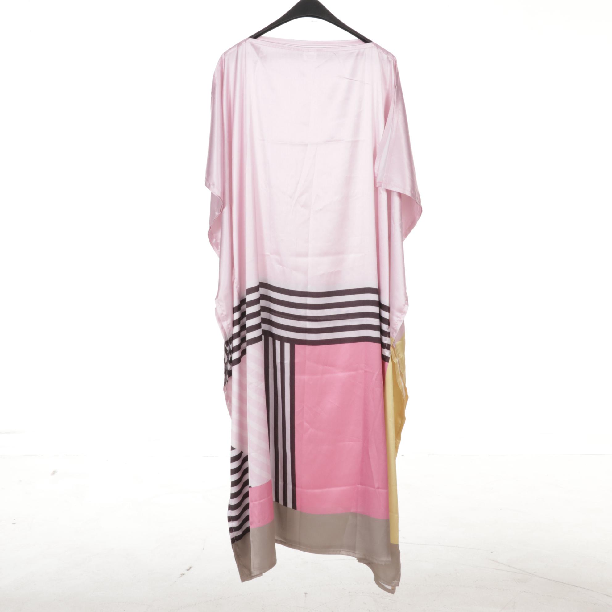 Multicolored Silky Caftans