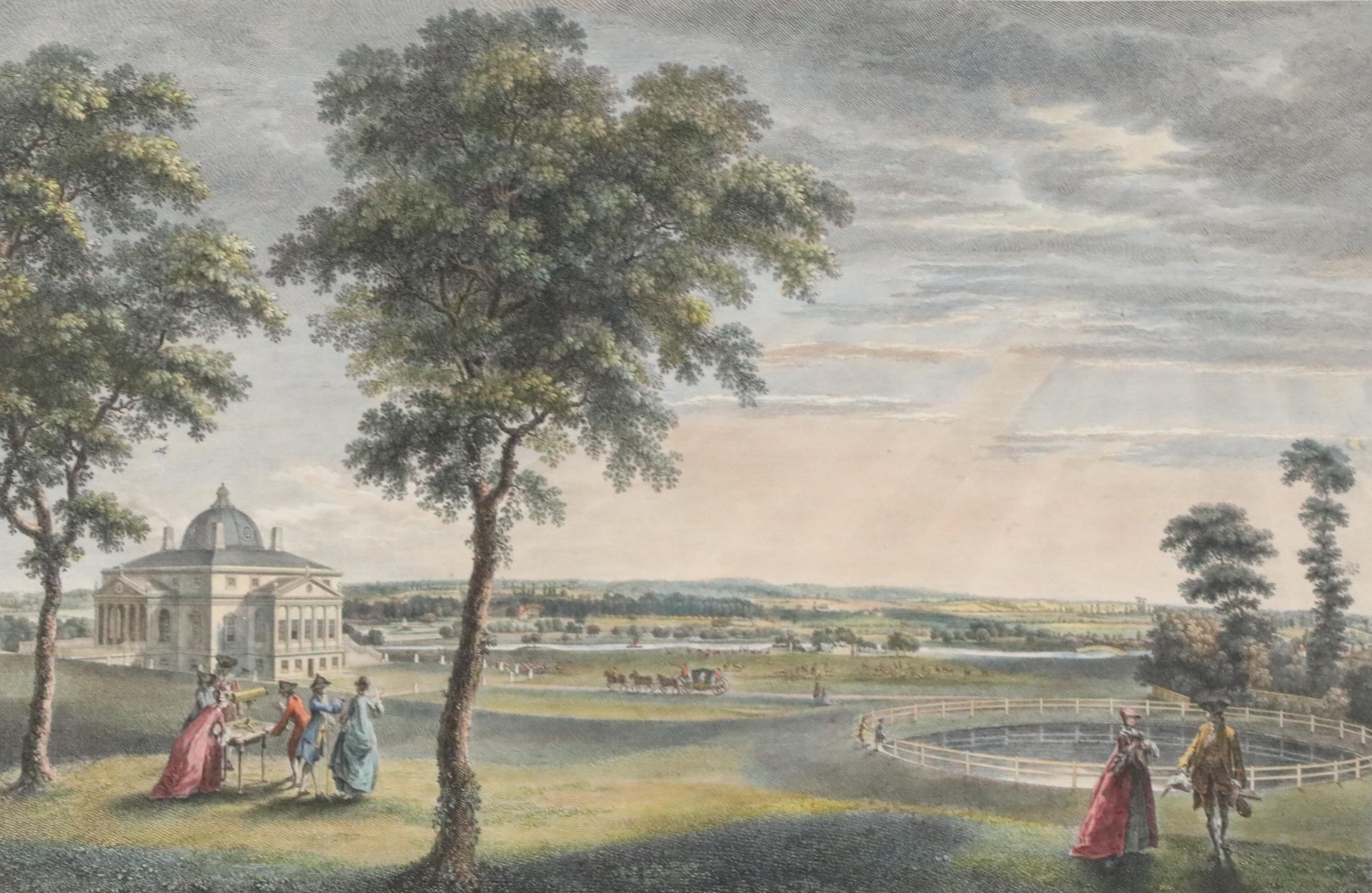 William Woollett Engraving "A View of Foots Cray Place in Kent"