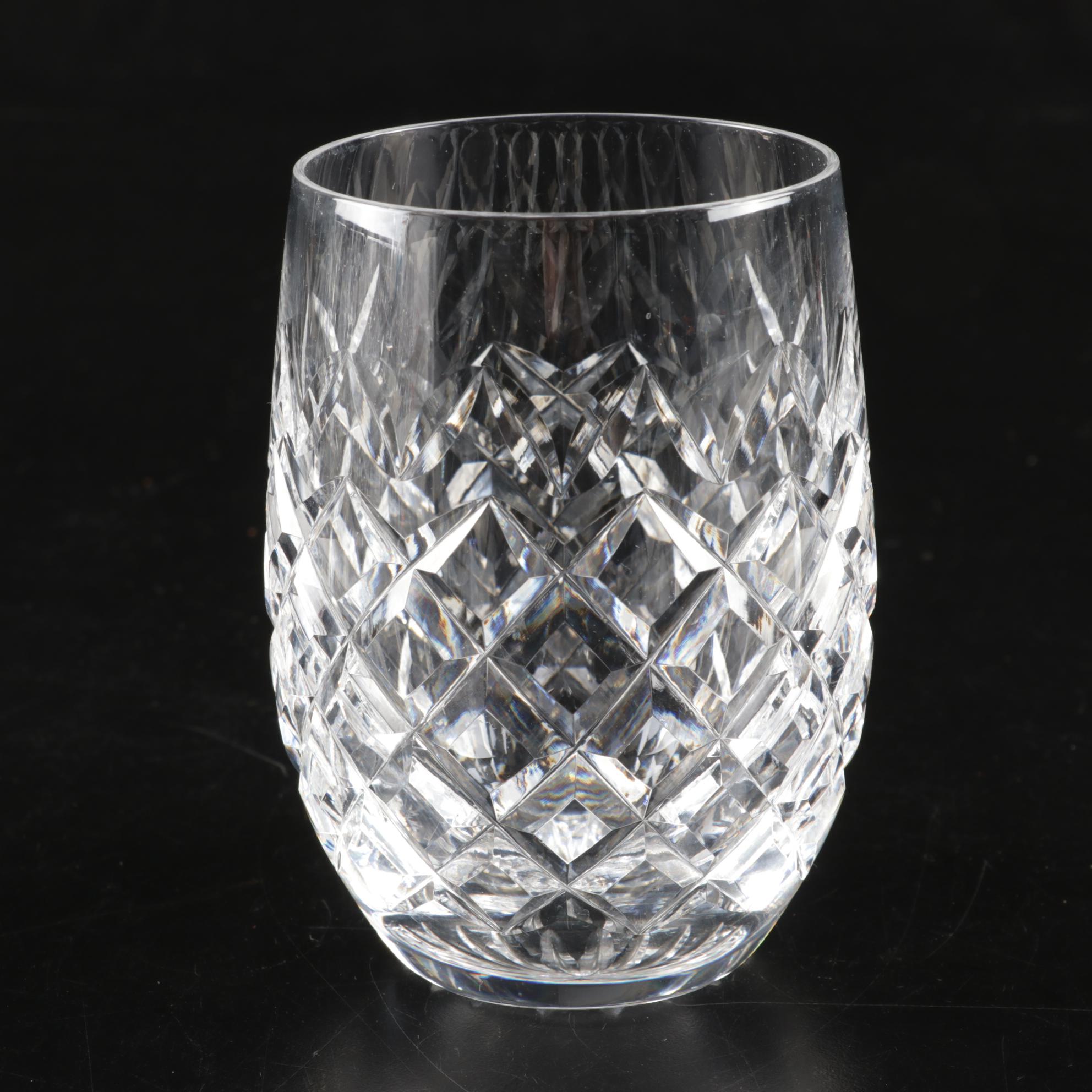 Waterford "Powerscourt" Crystal Flat Tumbler, Set of Eight