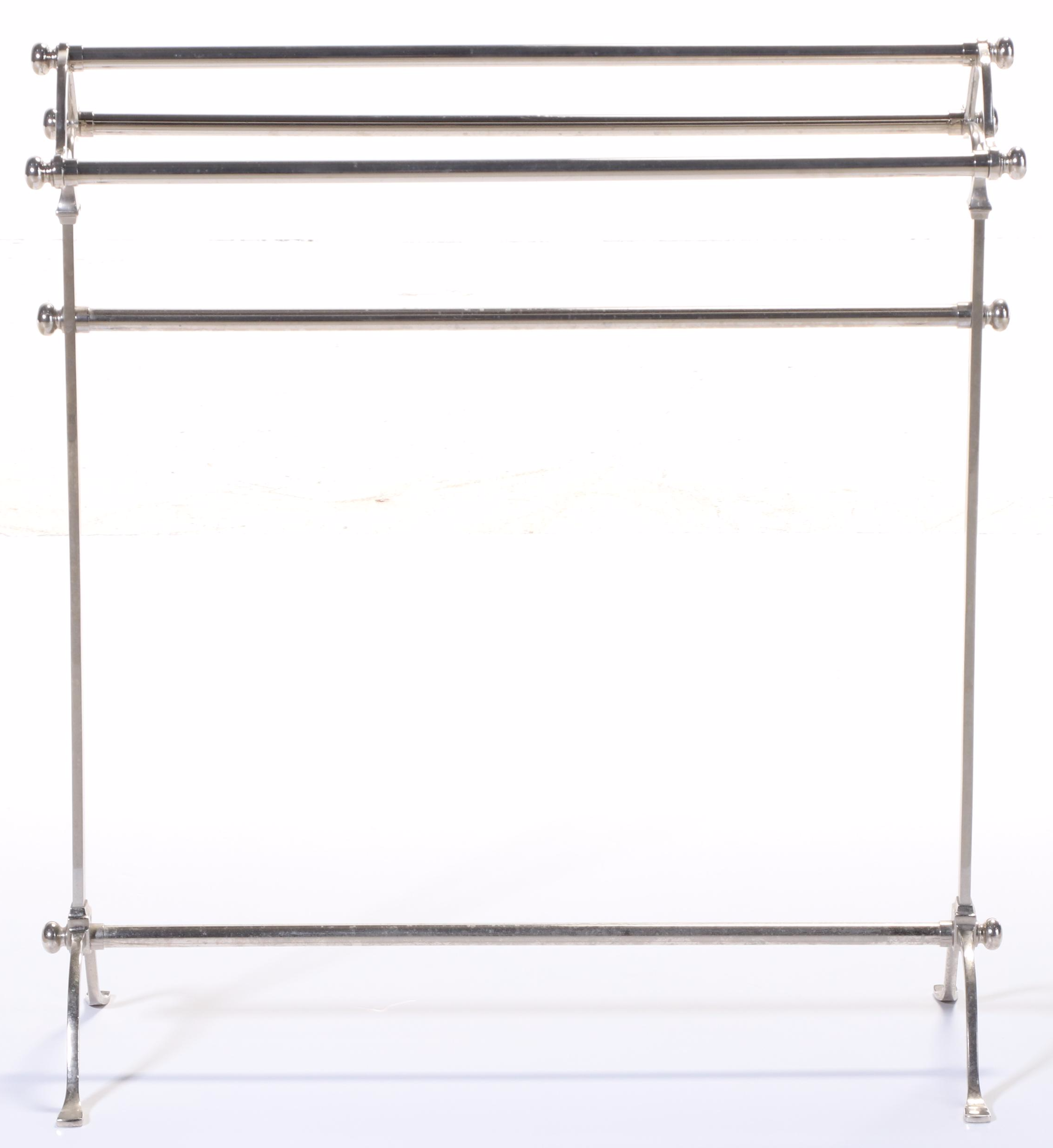 Chrome Freestanding Towel Rack