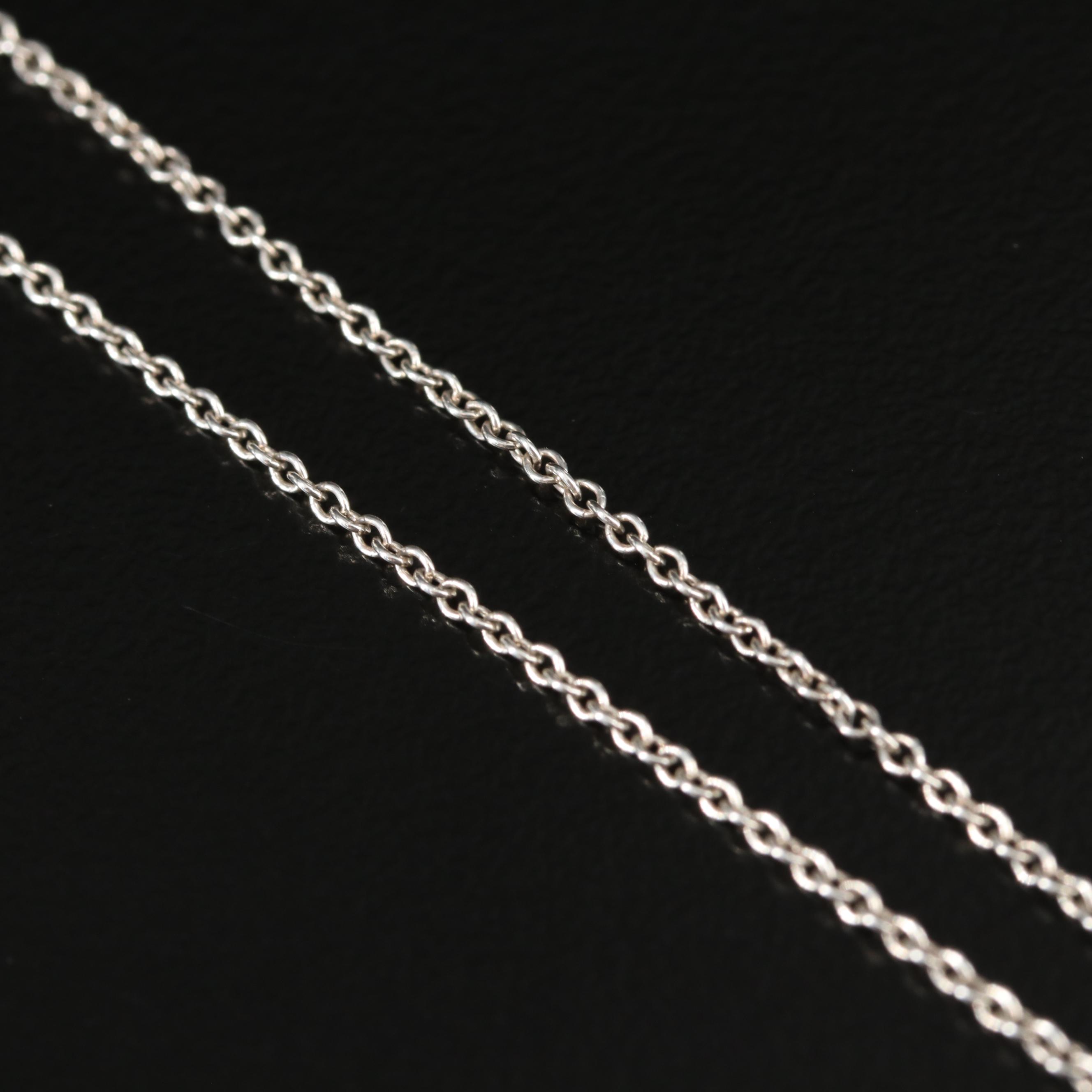 Tiffany & Co. "Return to Tiffany" Sterling Heart Necklace