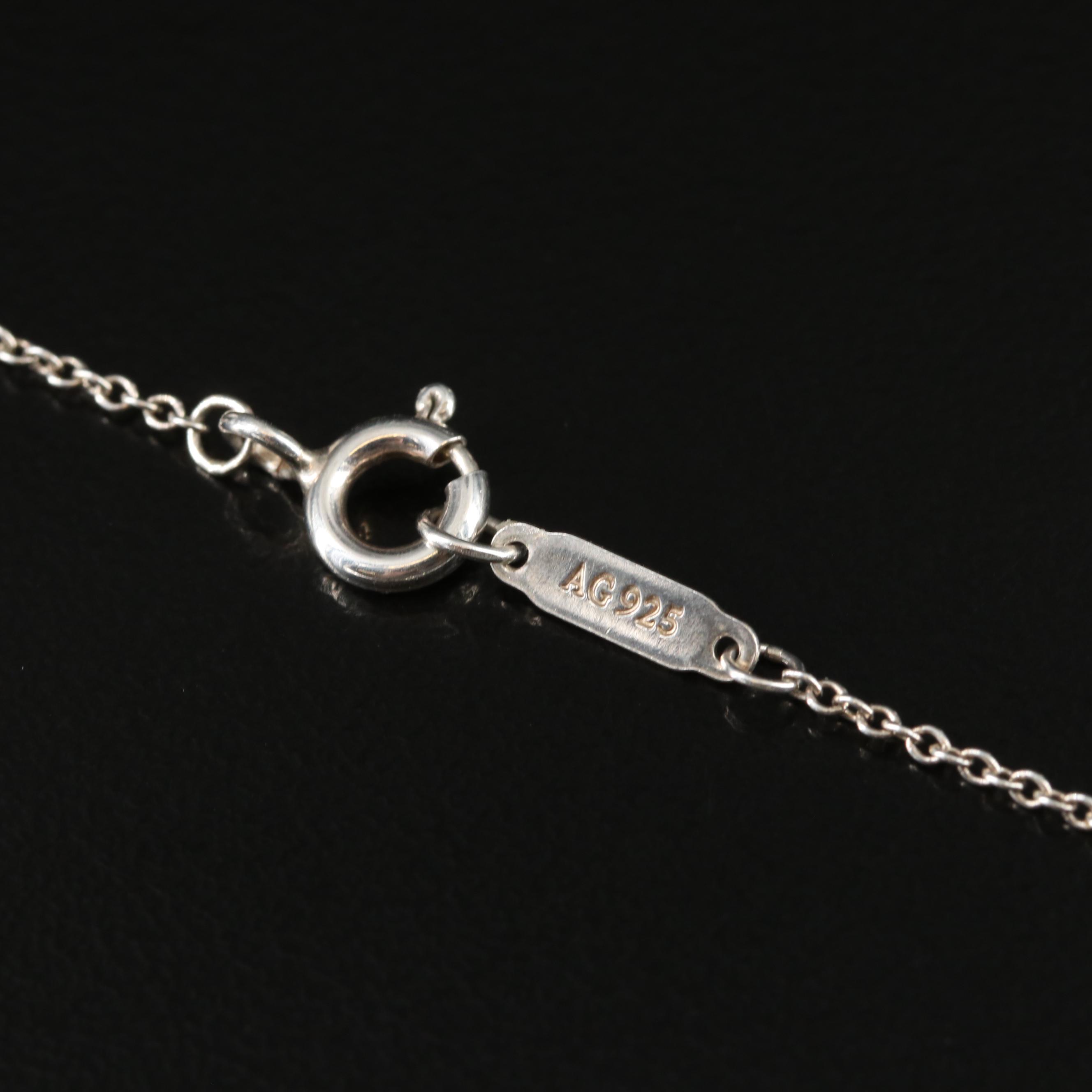 Tiffany & Co. "Return to Tiffany" Sterling Heart Necklace