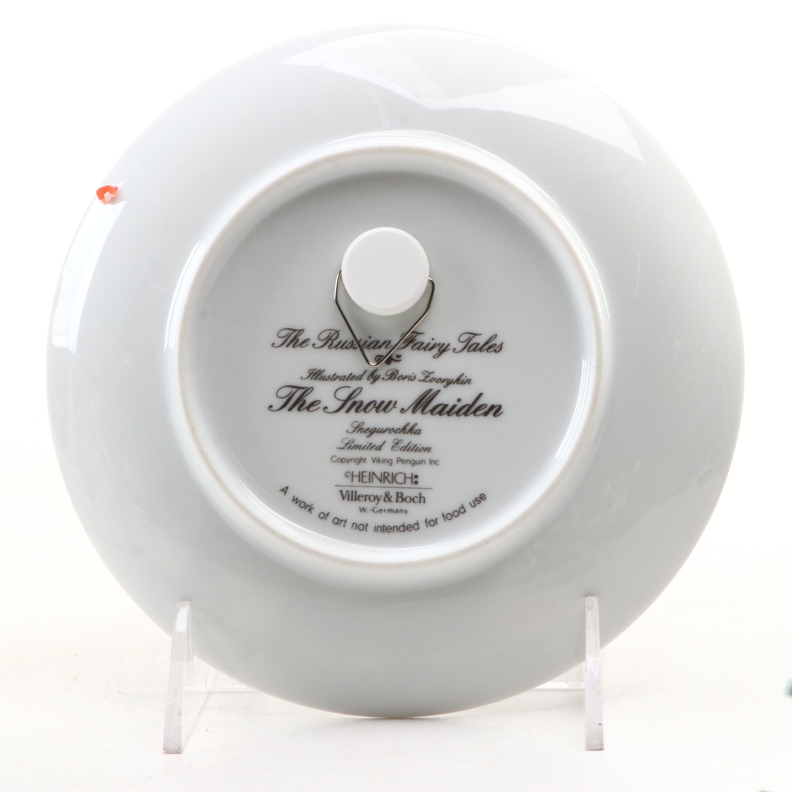 Villeroy & Boch Limited Edition Porcelain Plate with Glass Vases and More