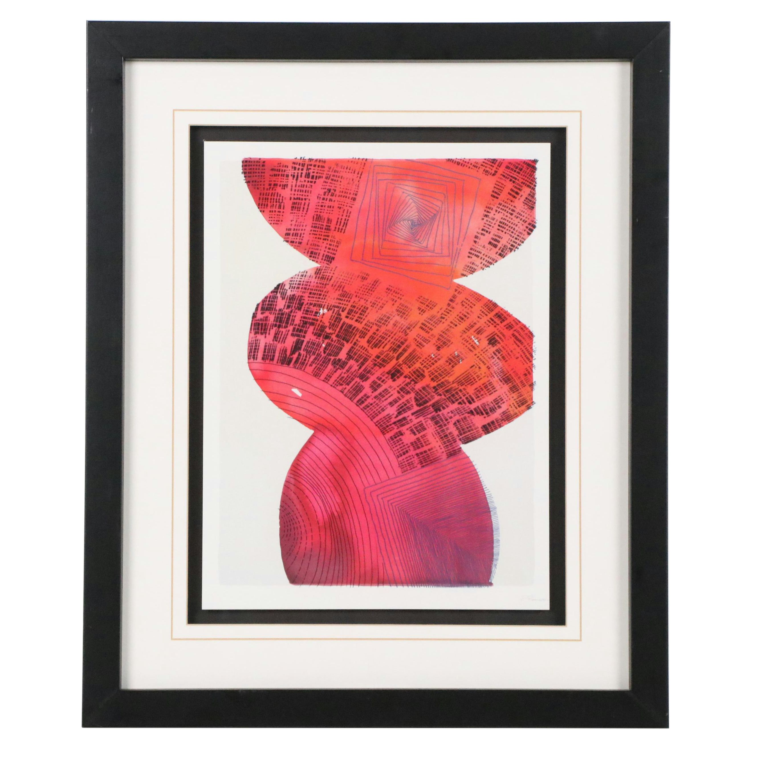 Reproduction Print After Paulo Romero "Complex Thought 1"