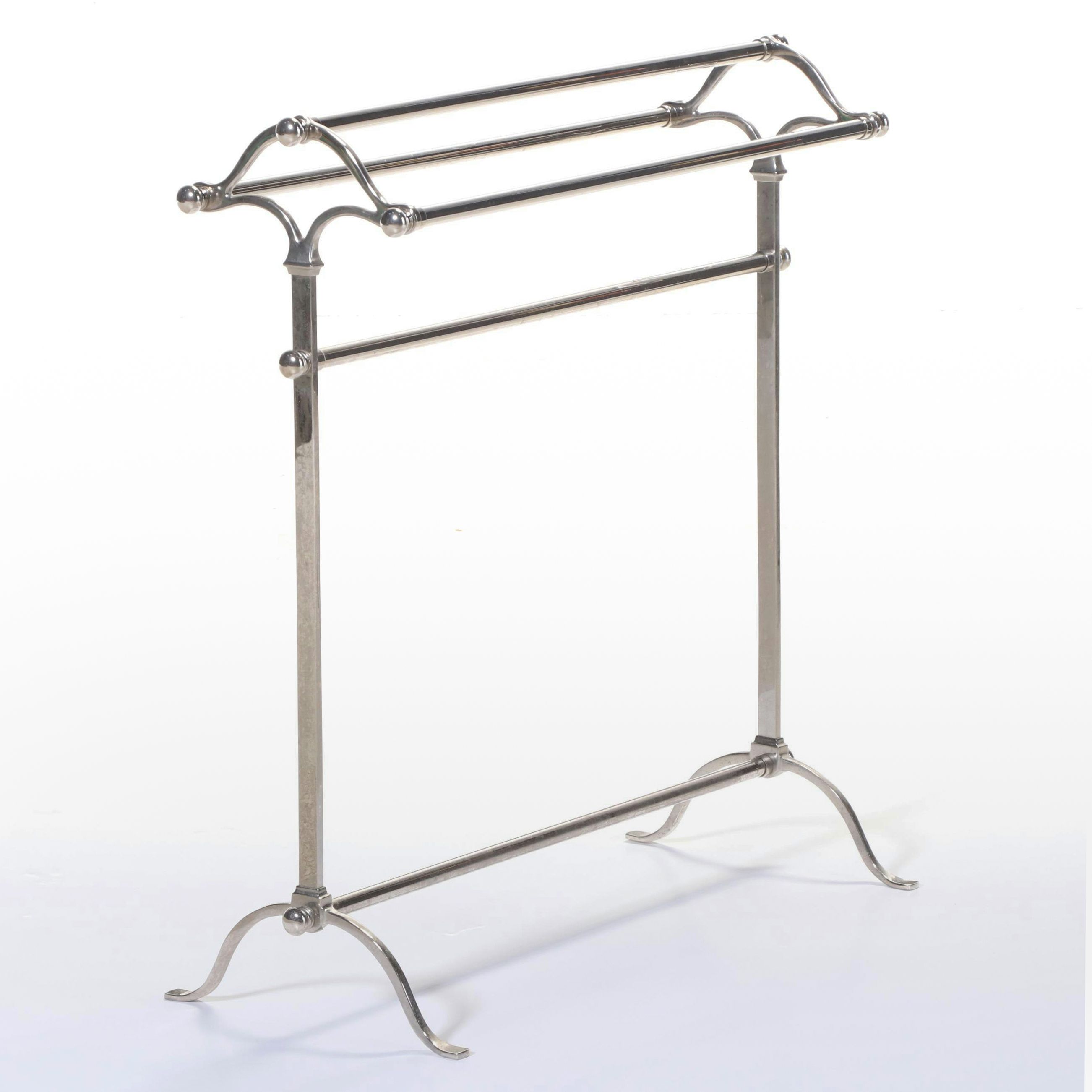 Chrome Freestanding Towel Rack