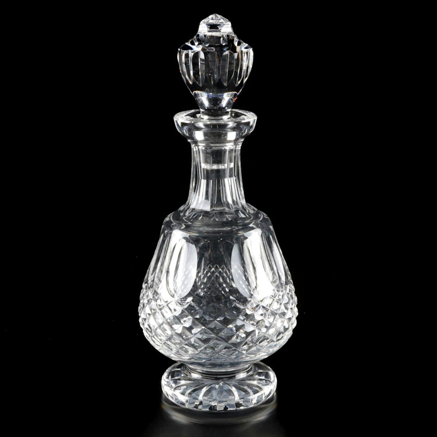 Waterford "Colleen" Crystal Footed Brandy Decanter With Stopper