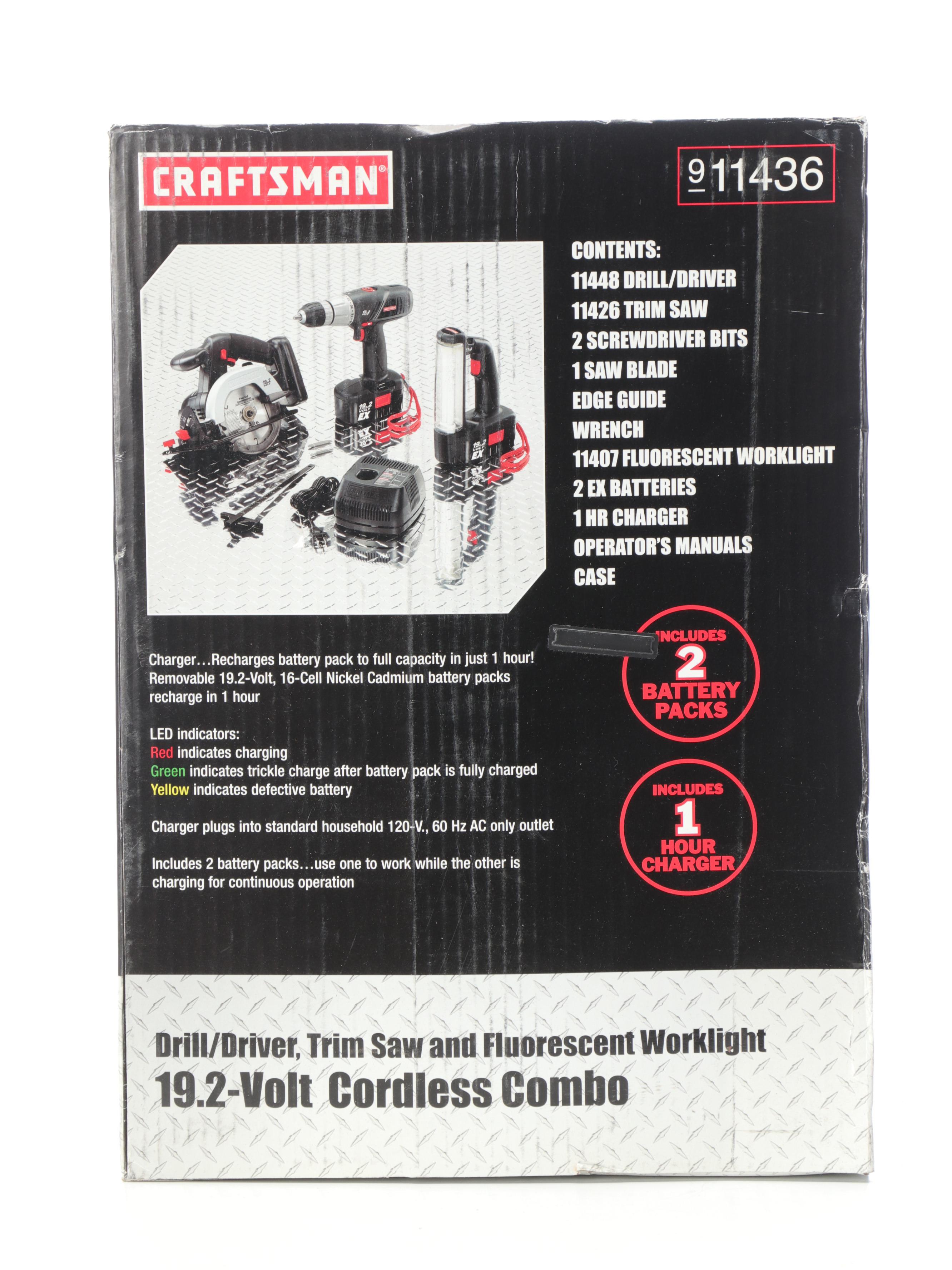 Craftsman 19.2-Volt Cordless Combo