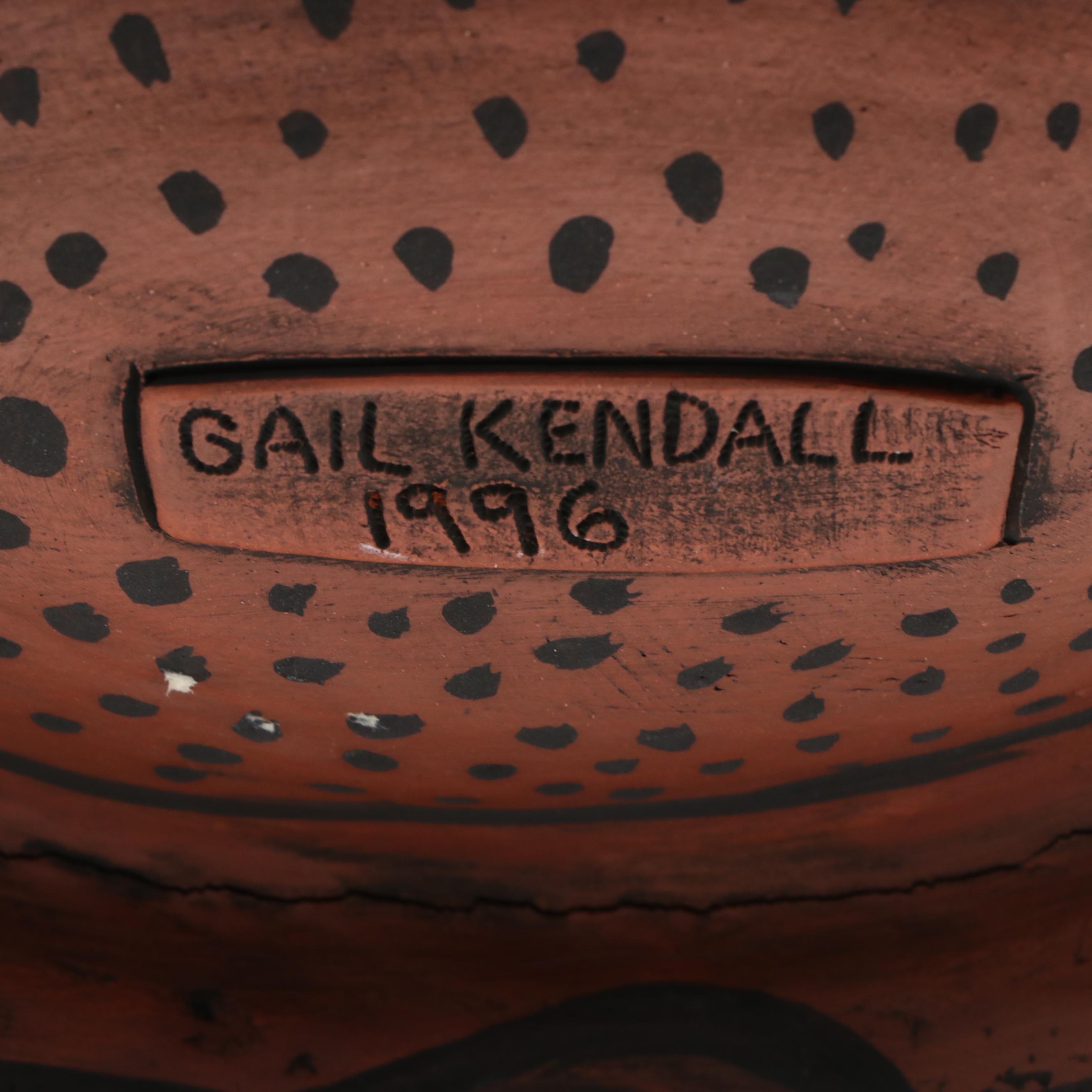 Gail Kendall Art Pottery  Tureen, 1996