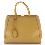 Fendi 2 Way Tote Bag in Yellow Leather