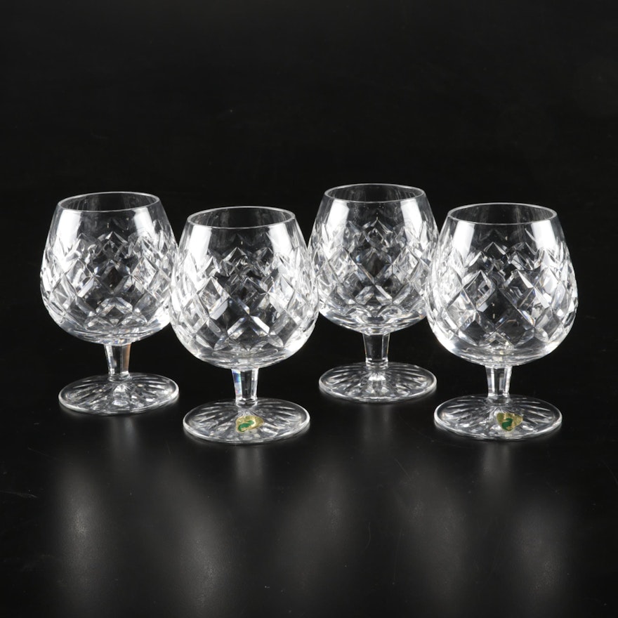Waterford "Powerscourt" Crystal Brandy Snifters, Set of Four