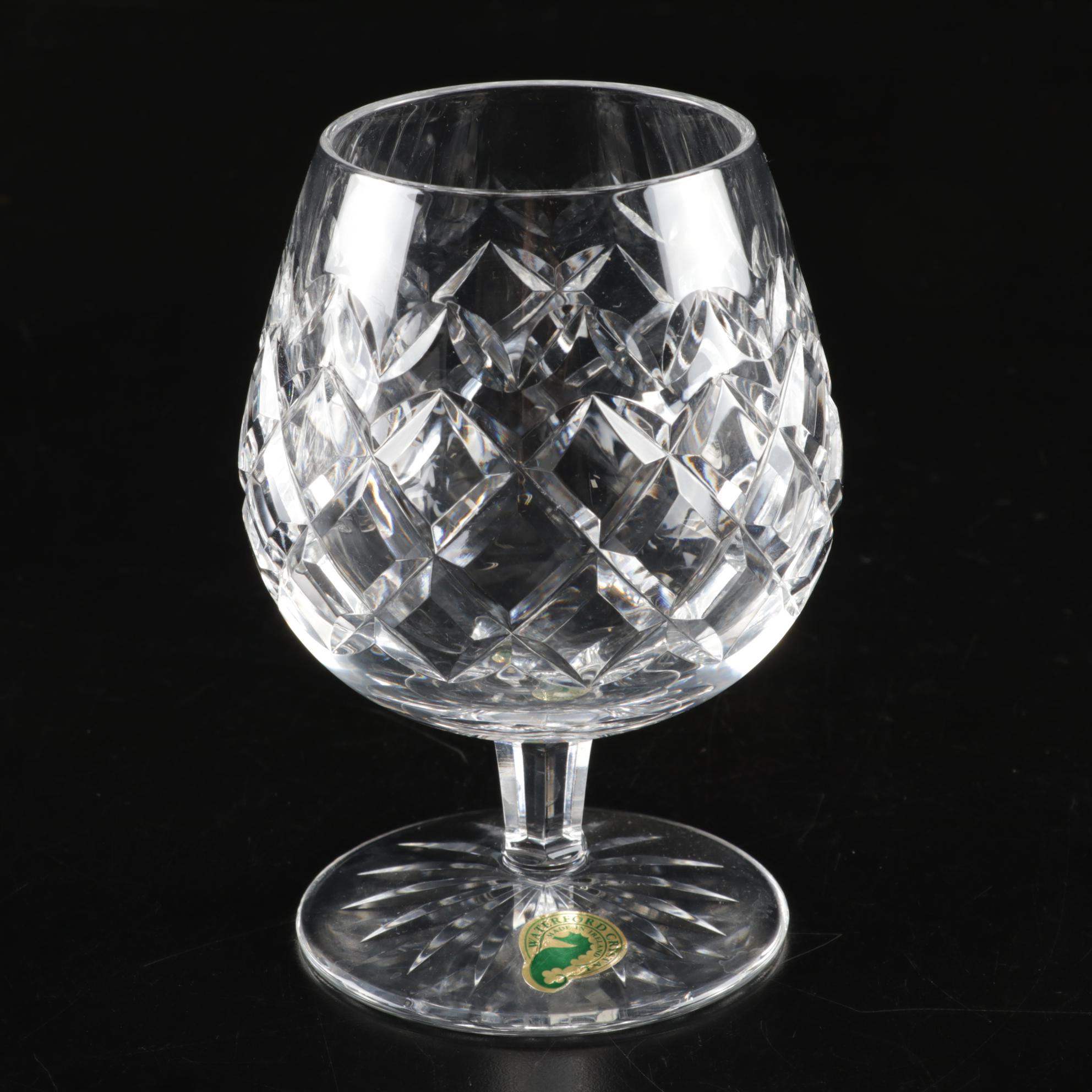 Waterford "Powerscourt" Crystal Brandy Snifters, Set of Four