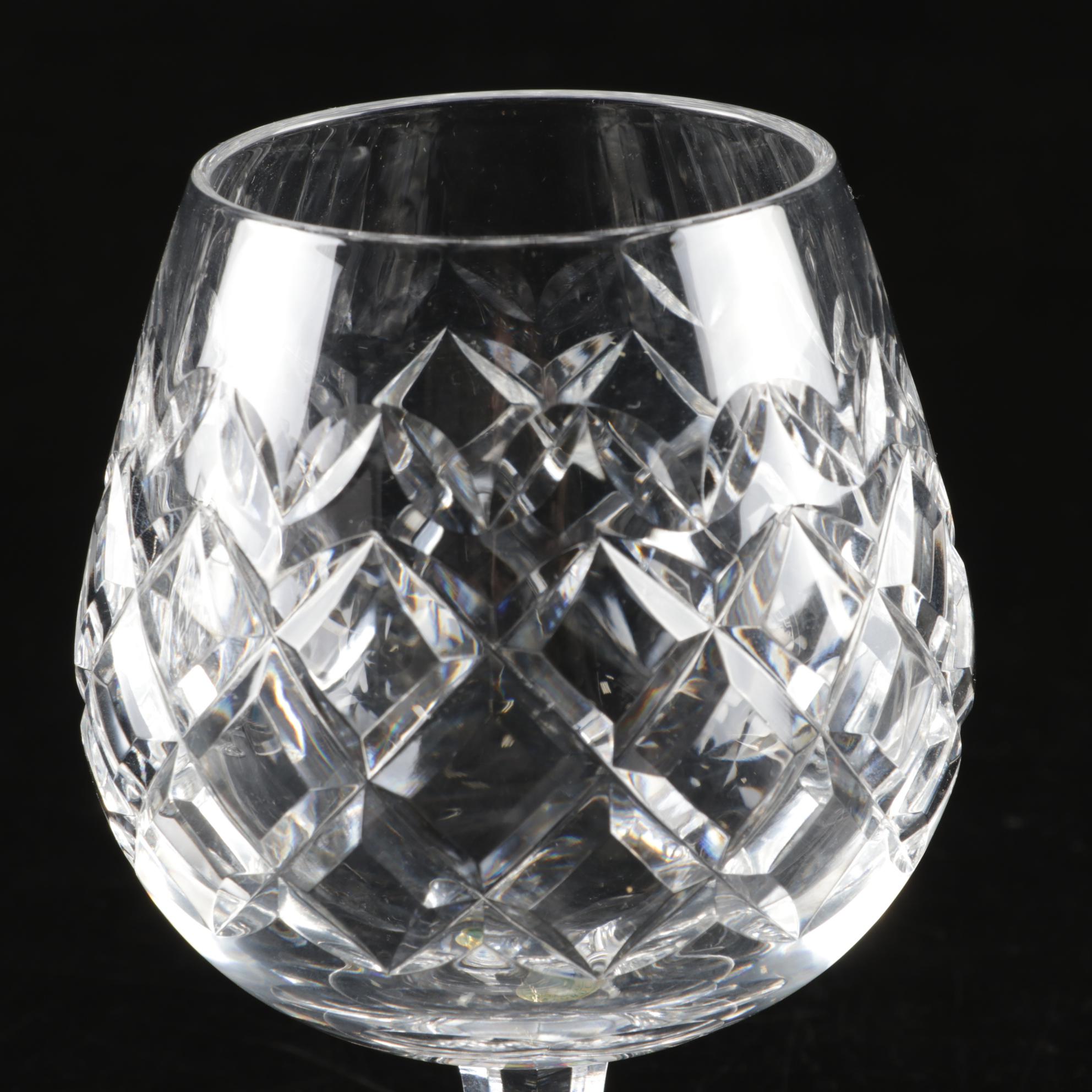 Waterford "Powerscourt" Crystal Brandy Snifters, Set of Four