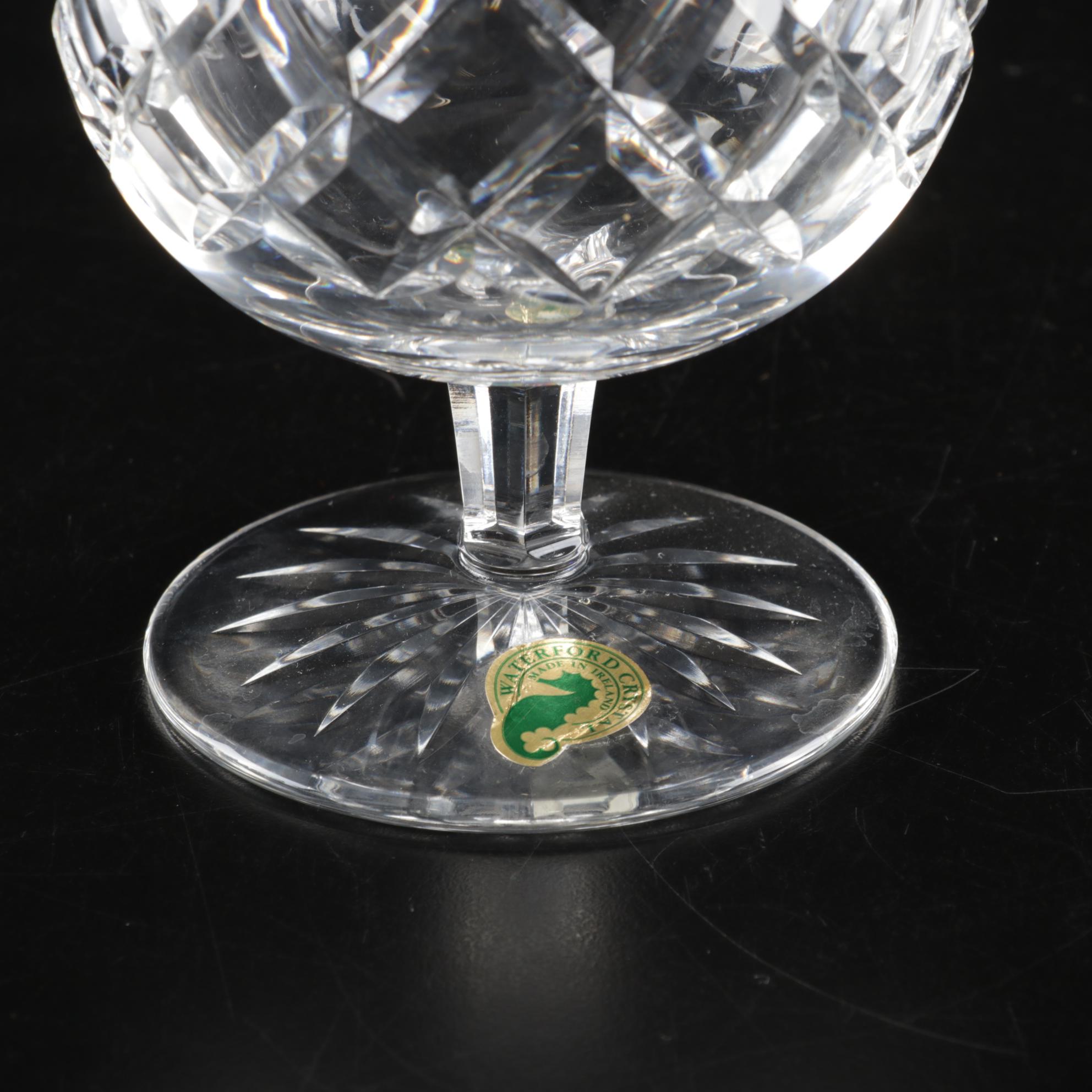 Waterford "Powerscourt" Crystal Brandy Snifters, Set of Four