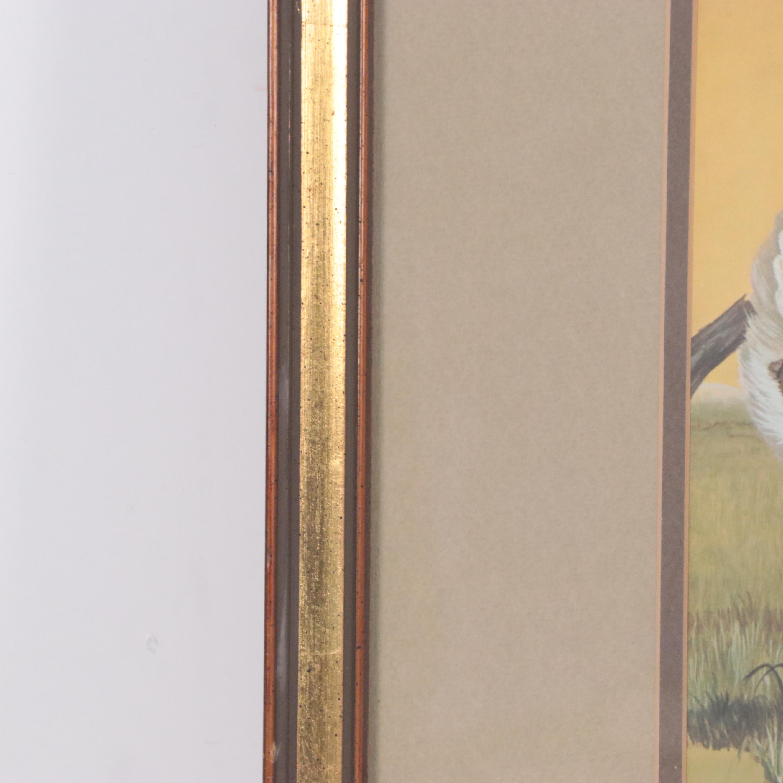 Ray Harm Offset Lithograph of American Birds, Circa 1970