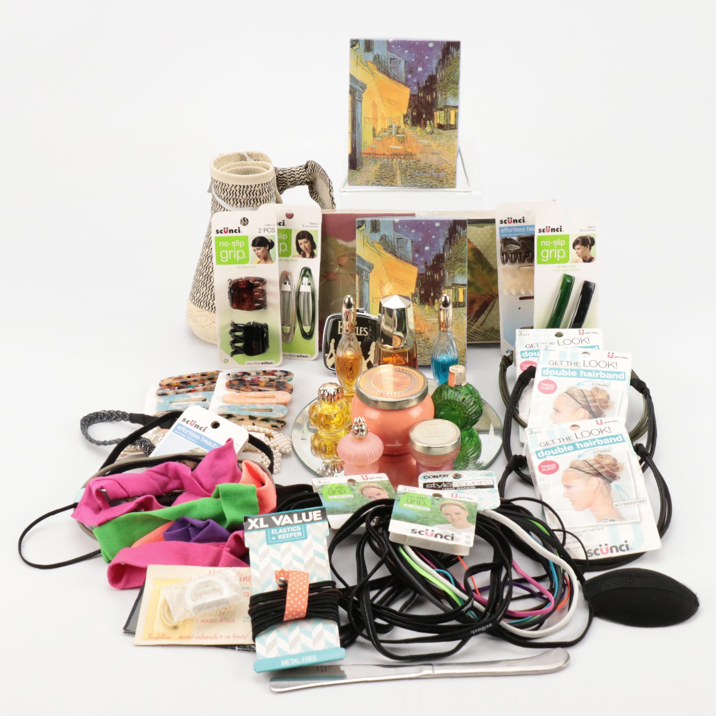 Avon Glass Perfume Bottles and Make-Up Containers with More