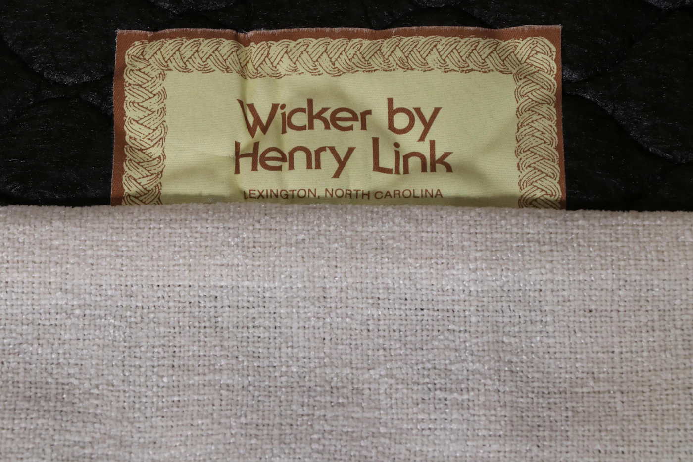 Henry Link Wicker, Rattan, and Hardwood Three-Seat Sofa | EBTH