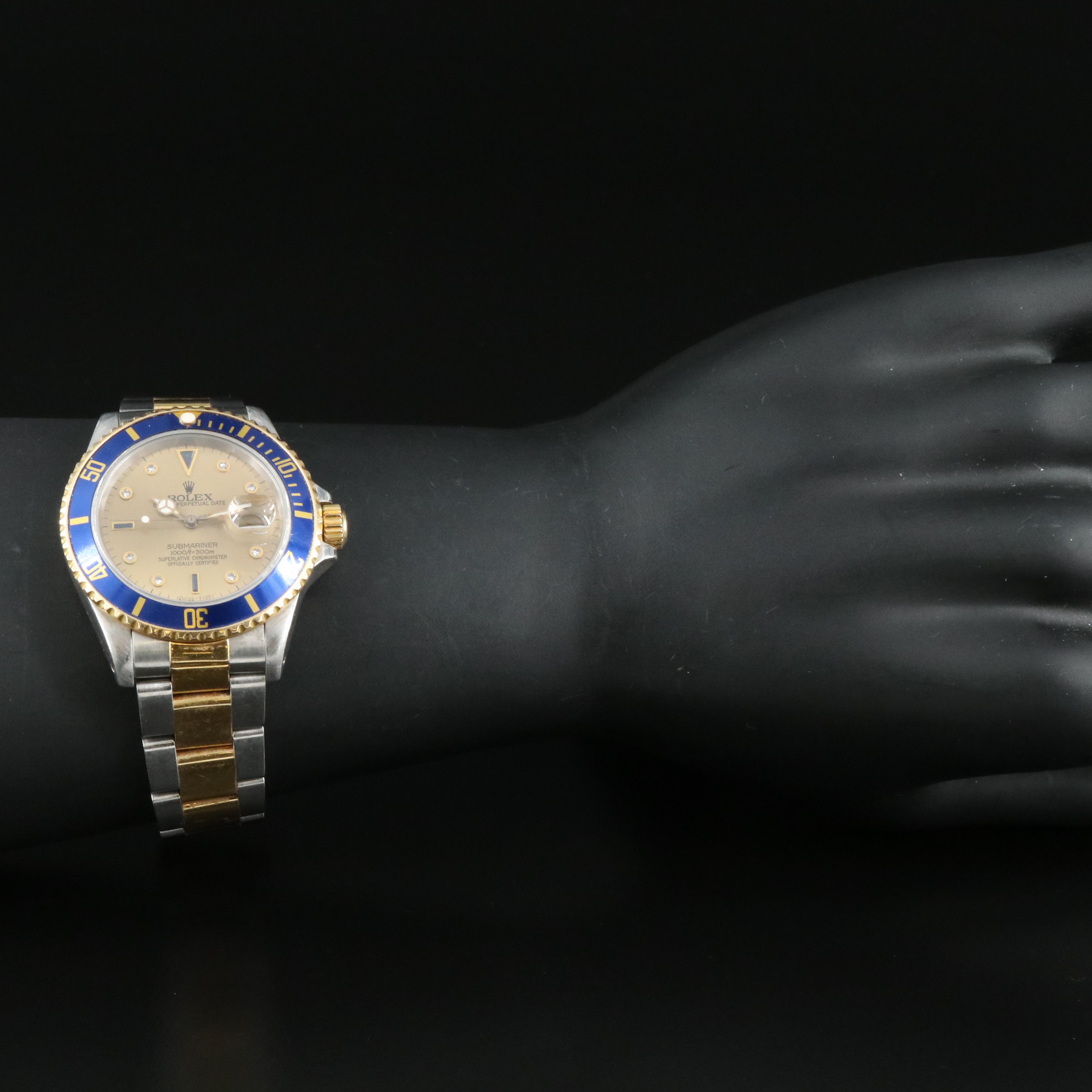 1986 Rolex Custom Dial Submariner Date Watch