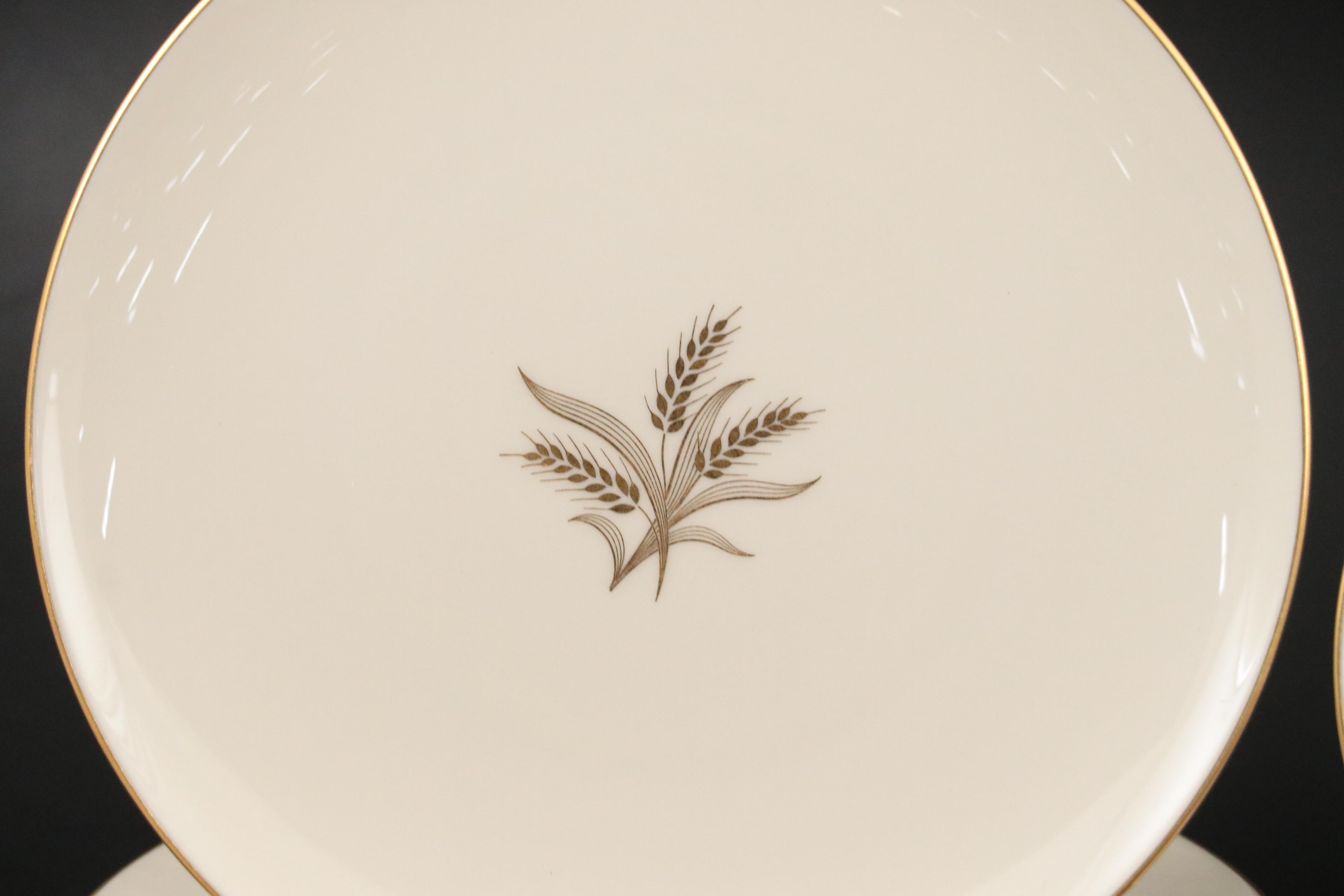 Lenox "Wheat" Porcelain Dinnerware, 1940-1982