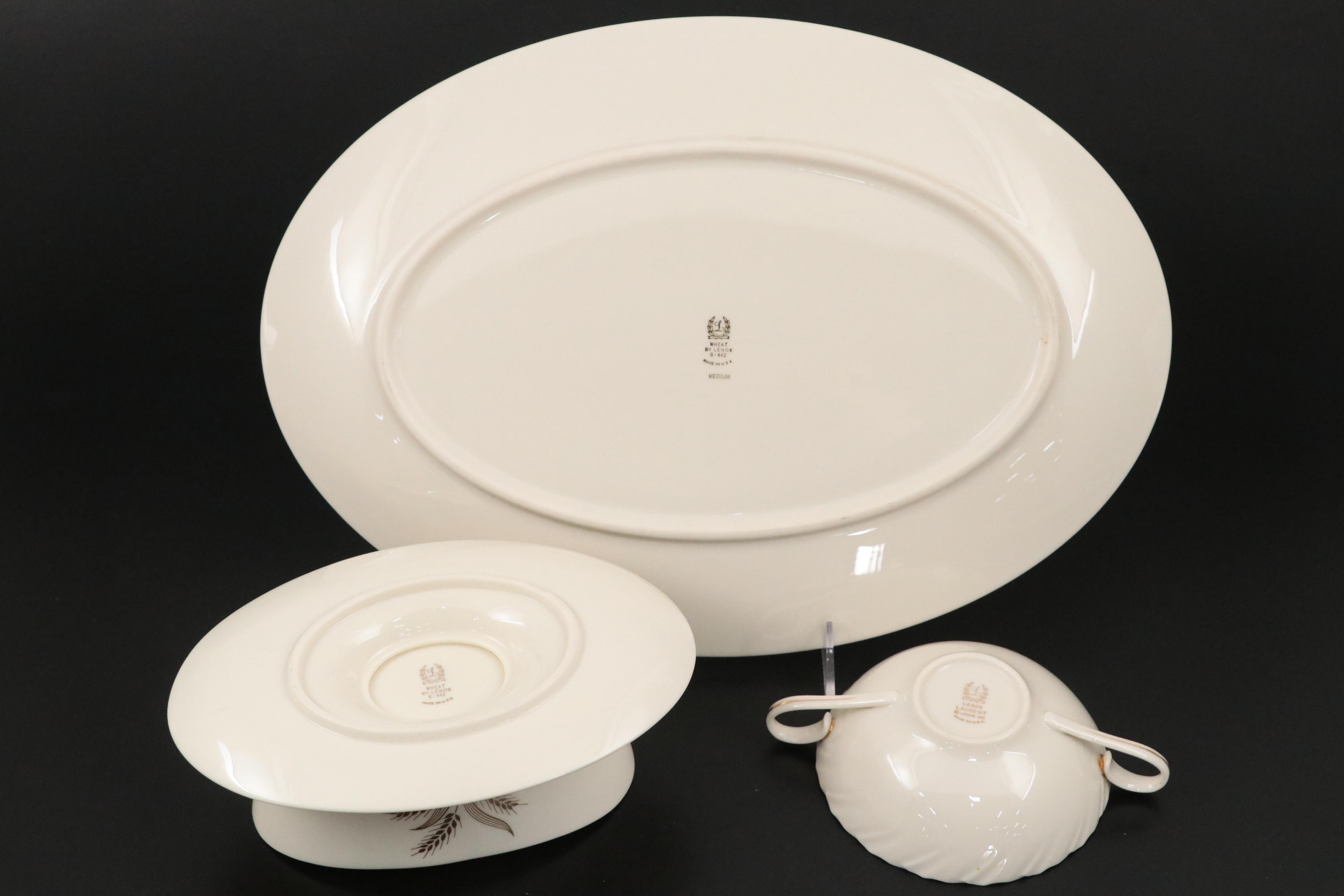 Lenox "Wheat" Porcelain Dinnerware, 1940-1982