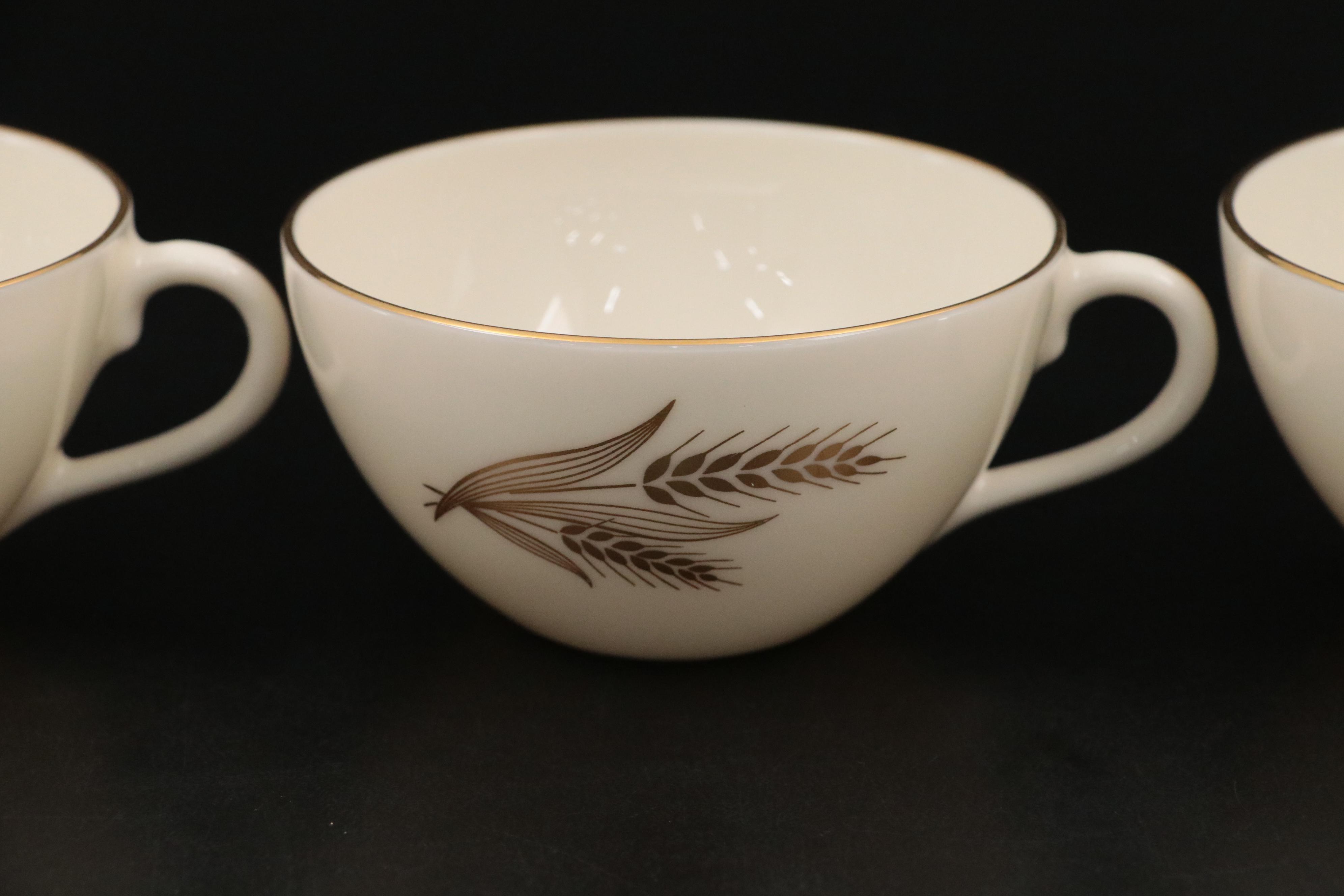 Lenox "Wheat" Porcelain Dinnerware, 1940-1982