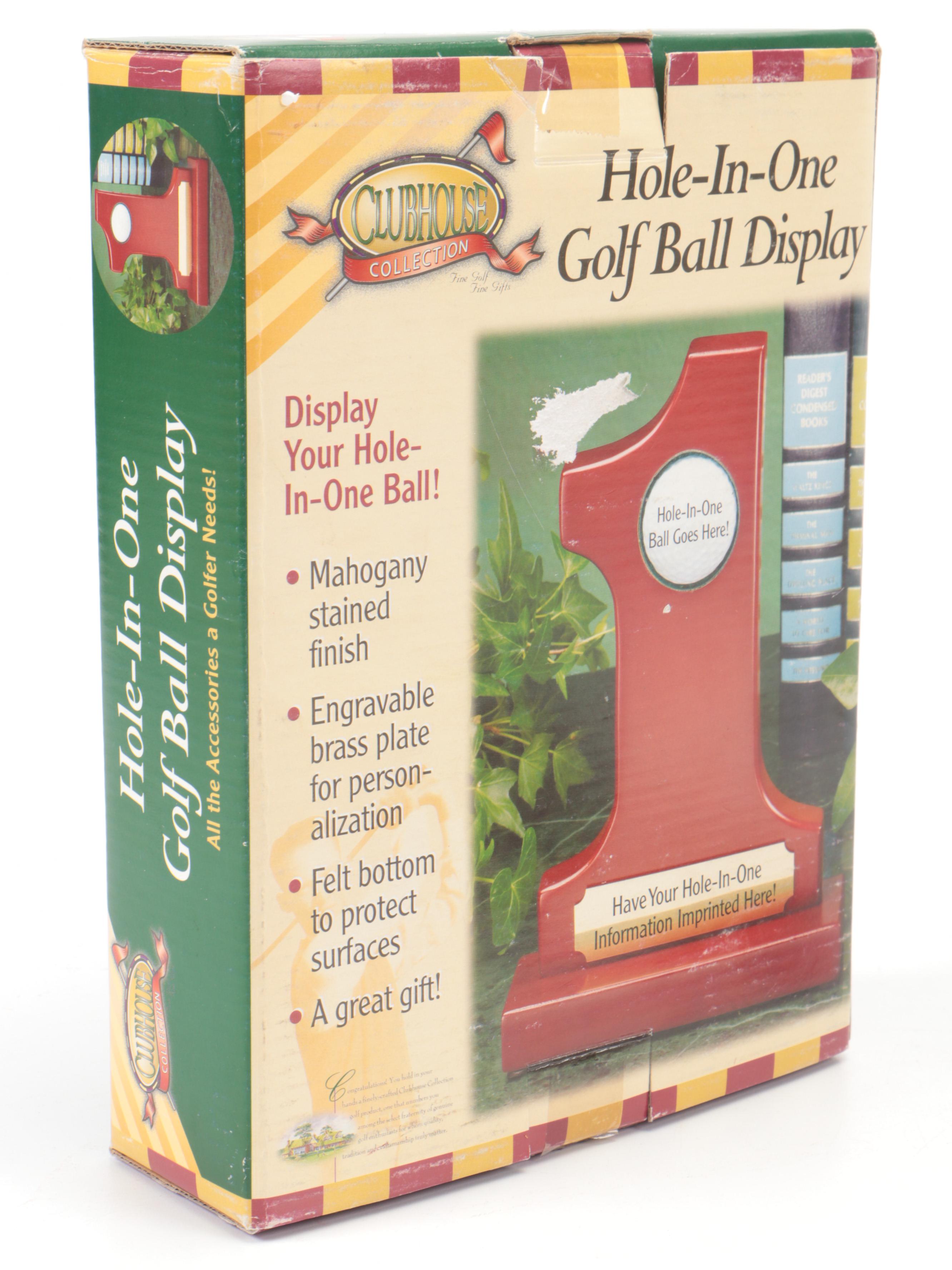 Jere Enameled Golf Figurine and Other Golf Collectibles