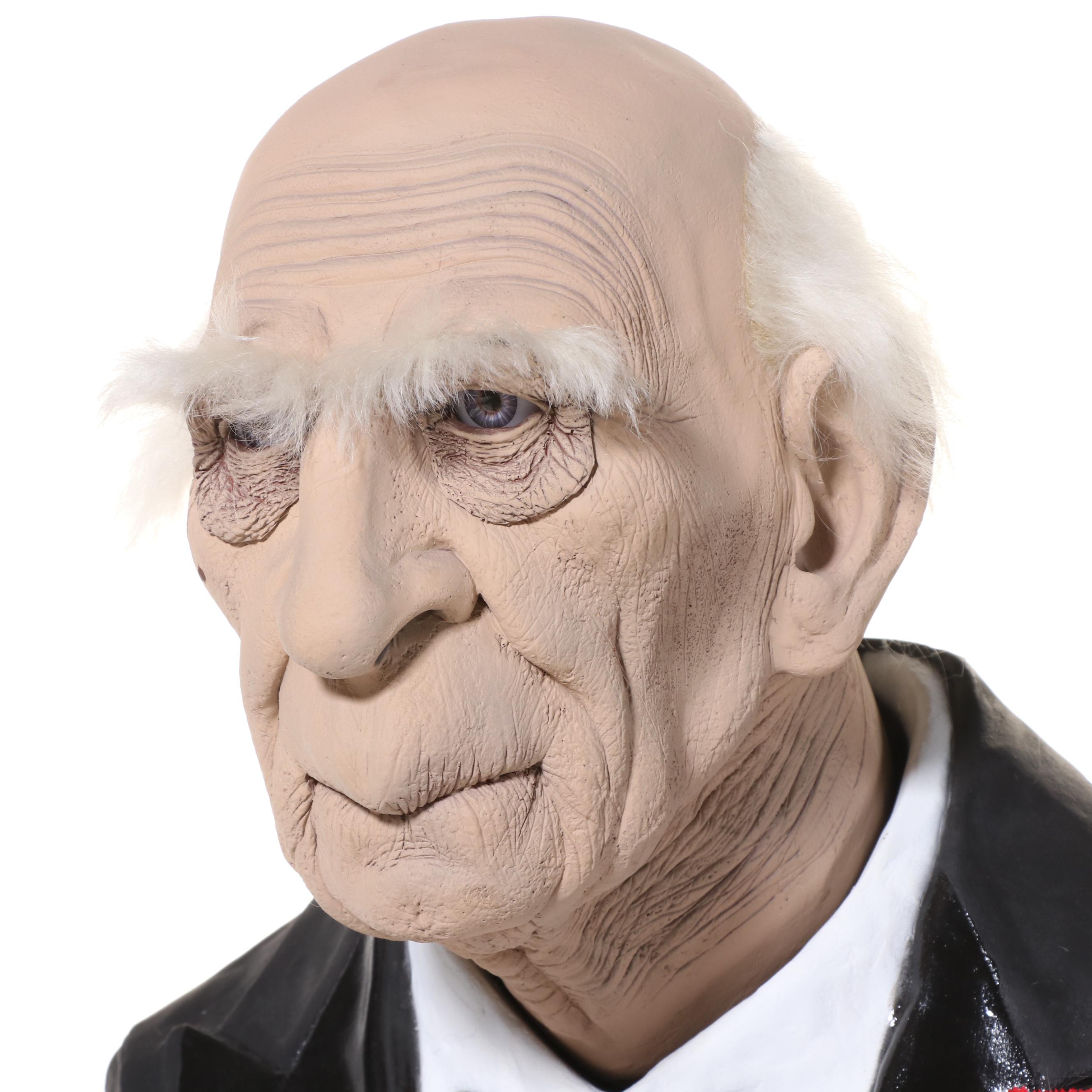 Life-Size "Dobson The Butler" Poly-Foam Animated Halloween Statue