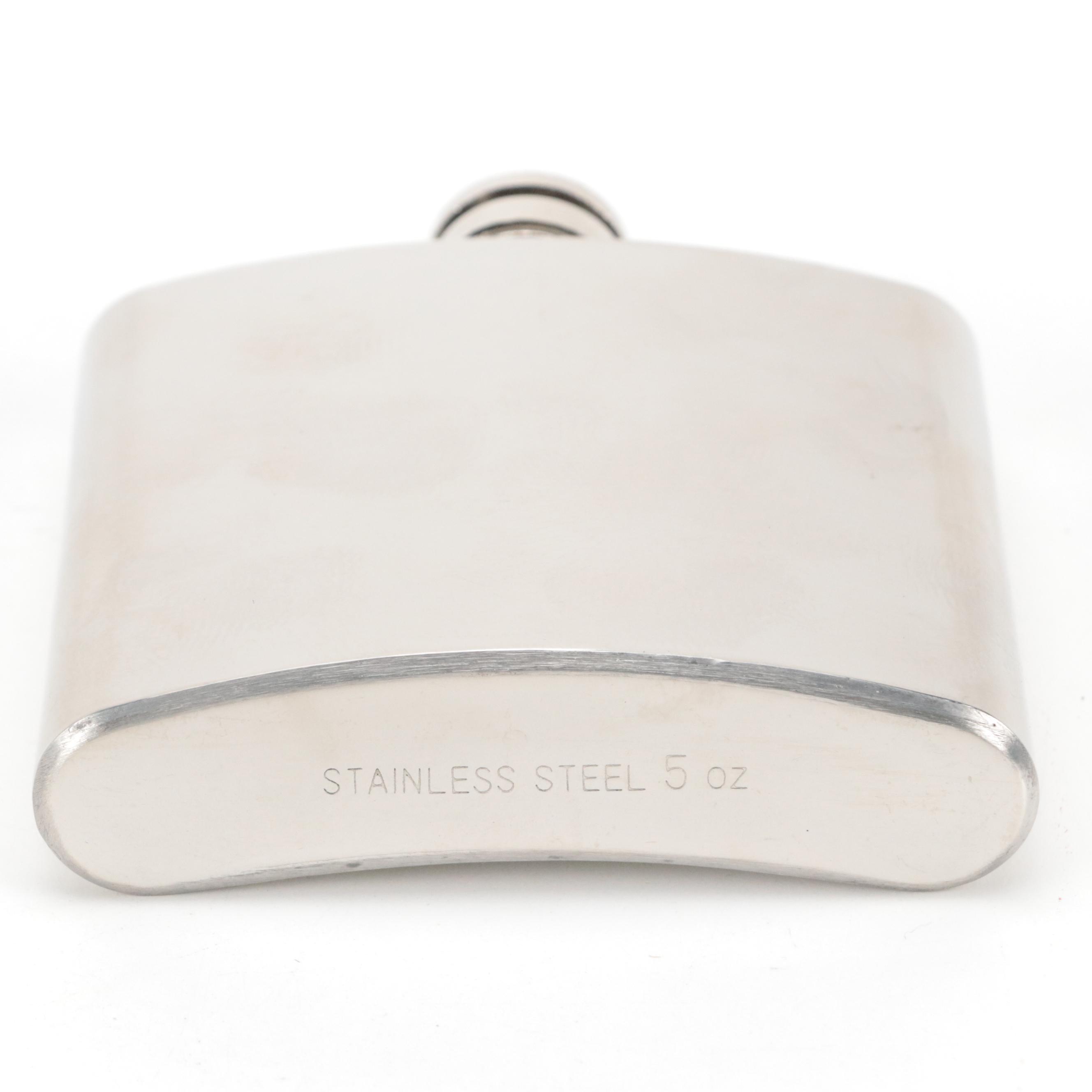 Rebel Steel Polished Stainless Steel Flasks and Funnels