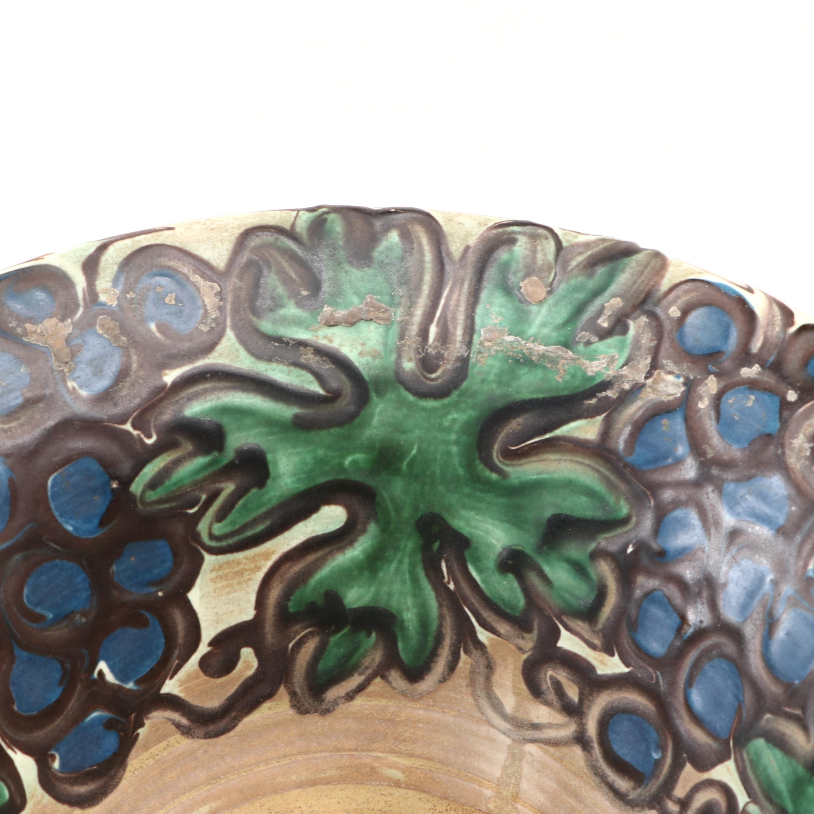 Herman A Kähler Danish Faience Horn Glazed Vases, Early 20th Century