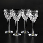 Waterford "Emer" Crystal White Wine Glasses In Box