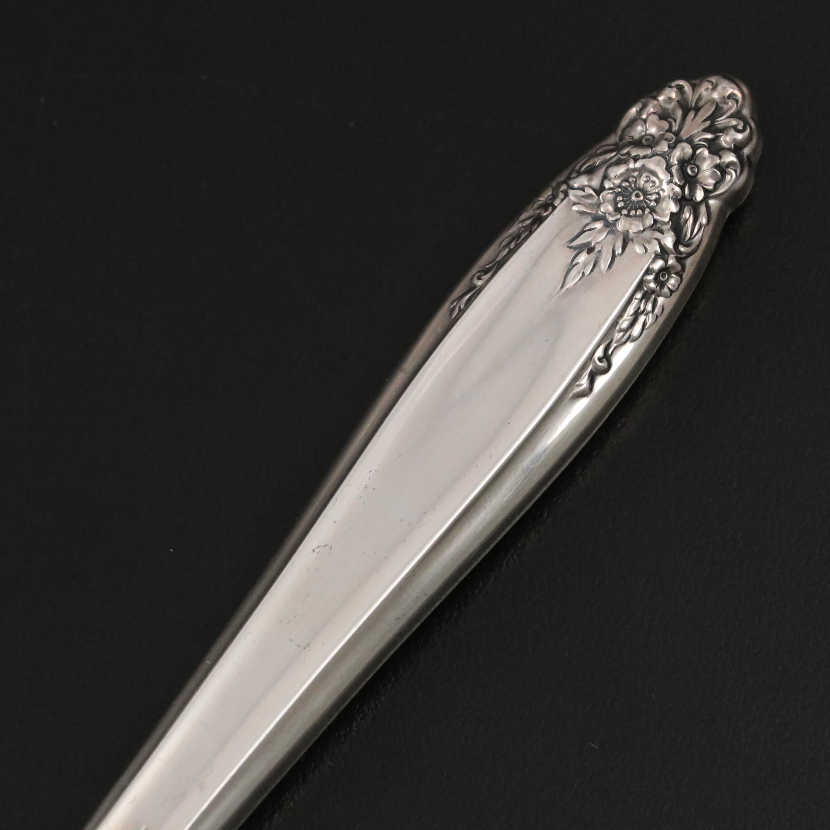 International "Prelude" Sterling Silver Handled Lasagna Server