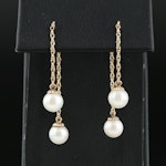 14K Pearl Earrings