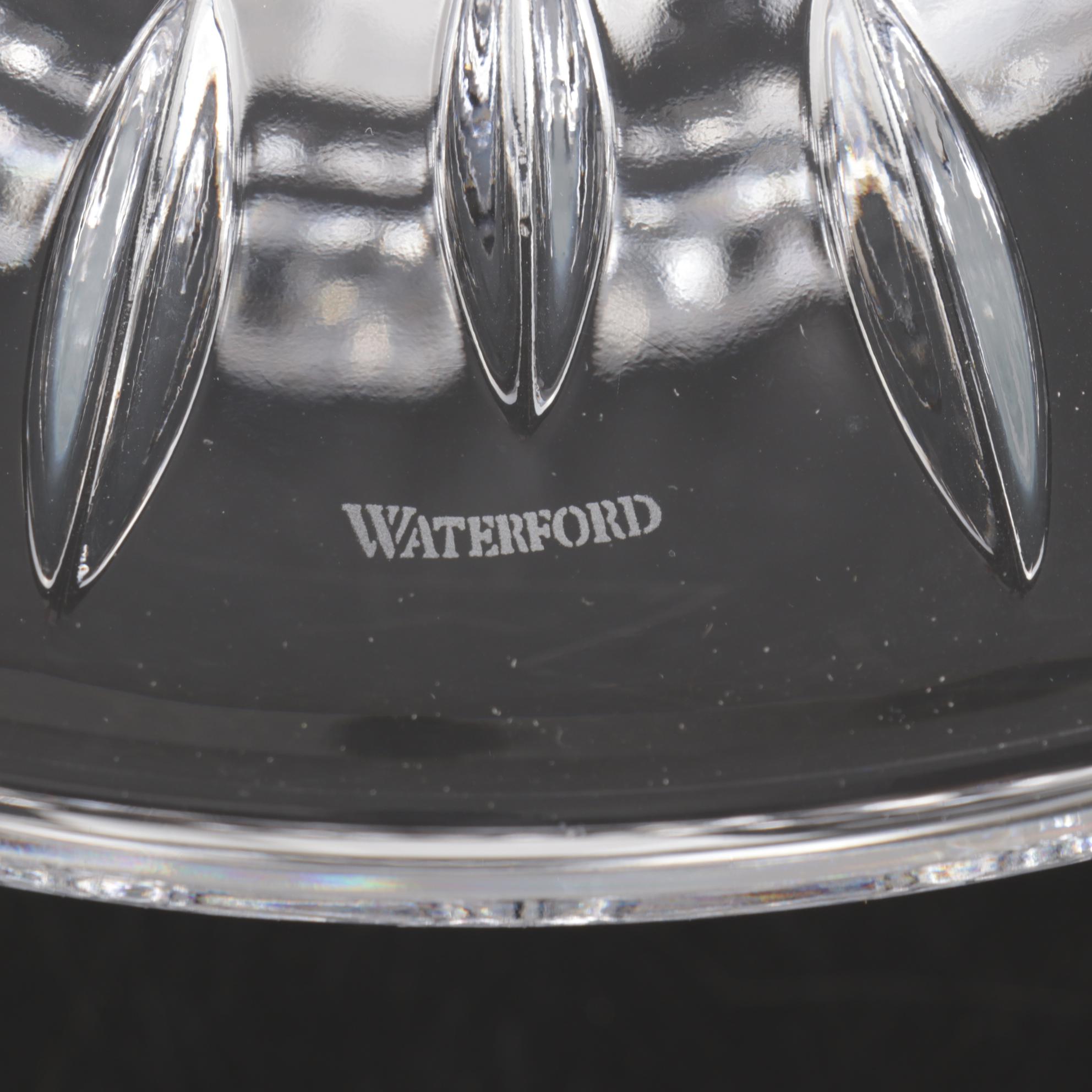 Waterford "Lismore" Crystal Footed Cake Stand